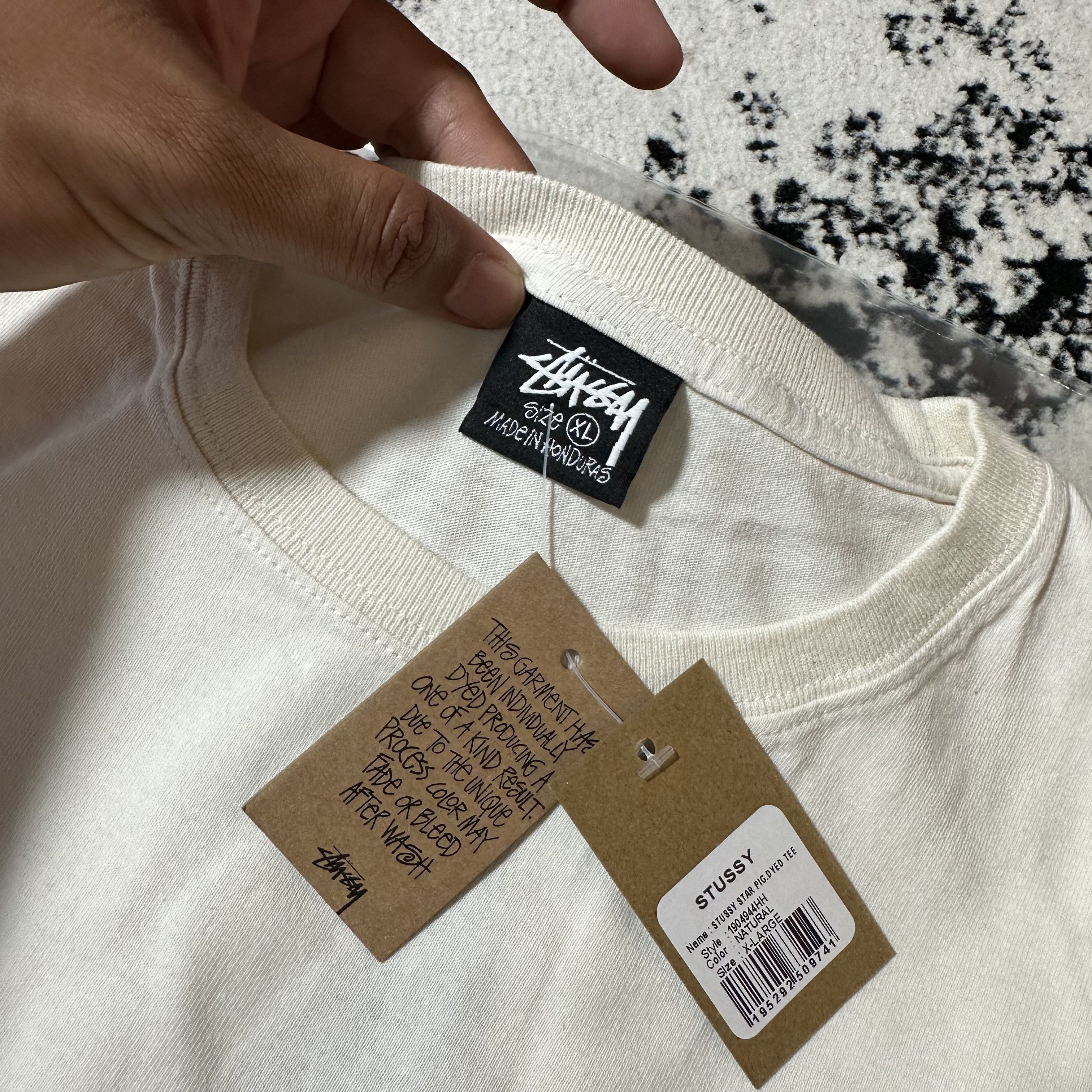 Stussy STUSSY STAR PIG DYED TEE - XLARGE Size US XL / EU 56 / 4 - 4 Thumbnail
