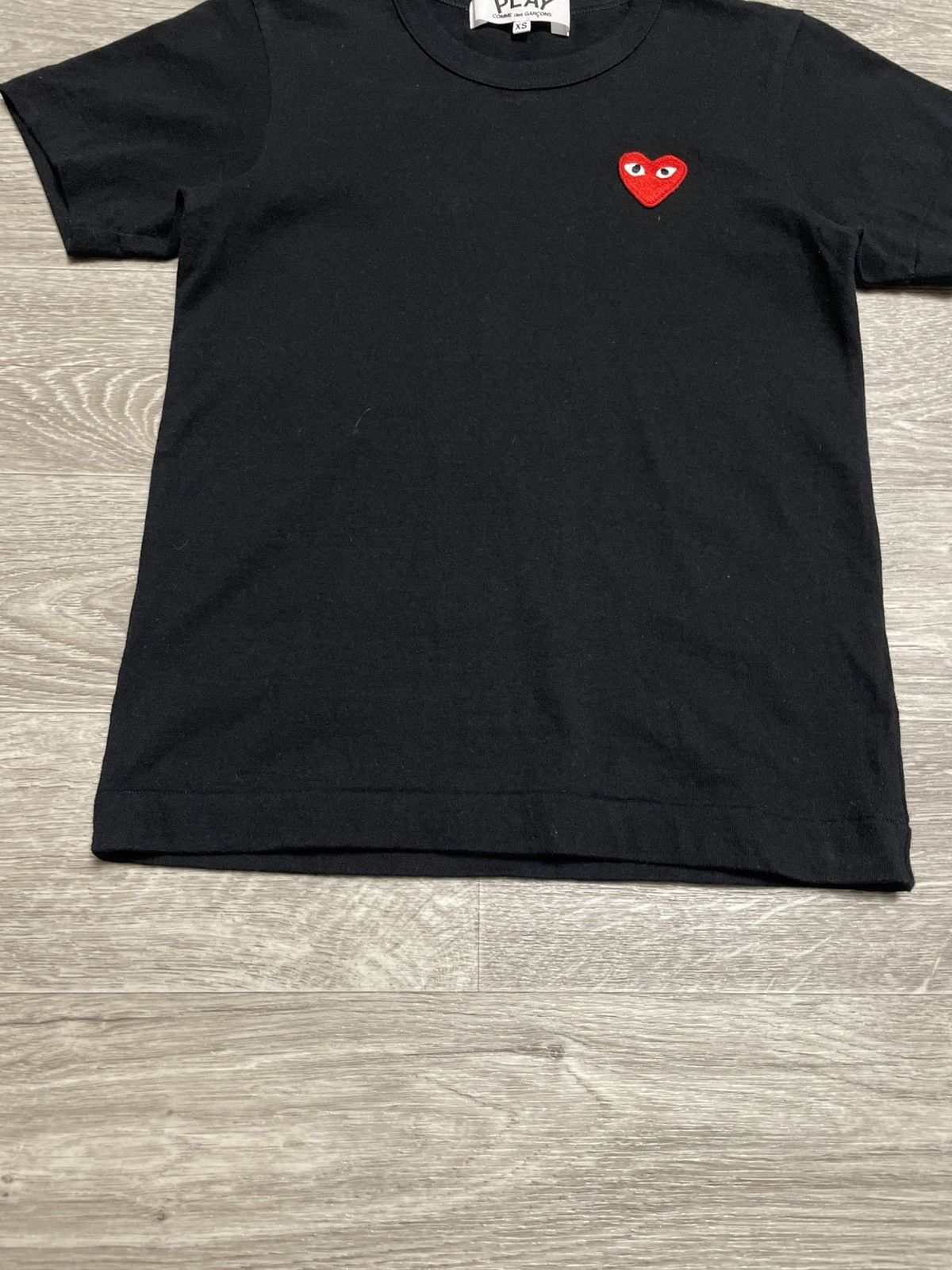 Comme des Garcons Comme Des Garsons Play Heart Logo Black T-Shirt Y2K Size XS / US 0-2 / IT 36-38 - 3 Thumbnail