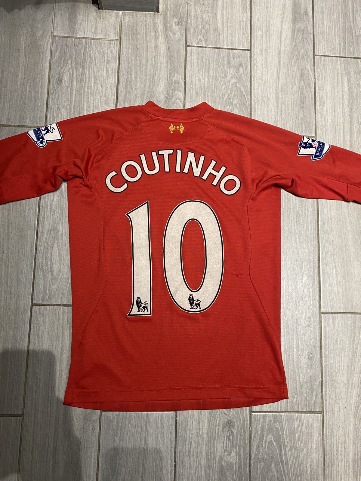 Warrior football jersey Liverpool Coutinho Vintage Warrior junior Size US XXS / EU 40 - 2 Thumbnail