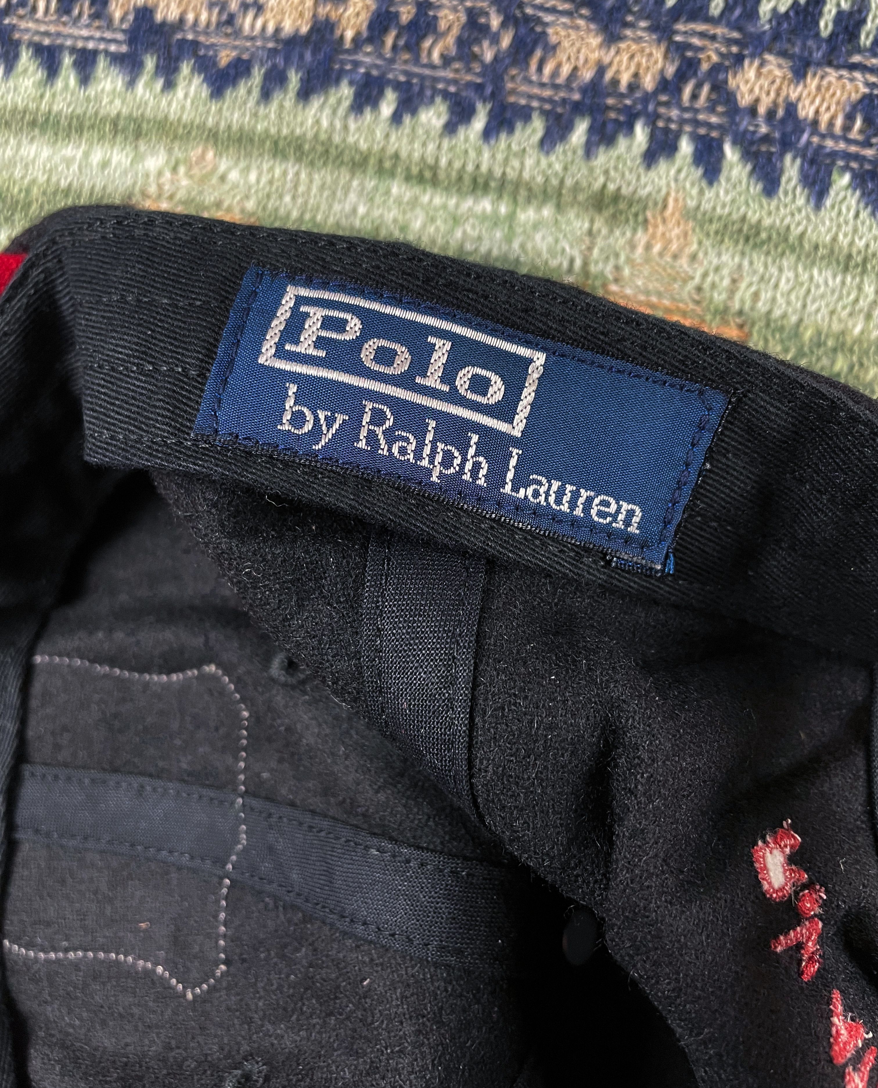 Polo Ralph Lauren Polo Ralph Lauren Wool Leather Baseball Hat Cap Size ONE SIZE - 6 Thumbnail