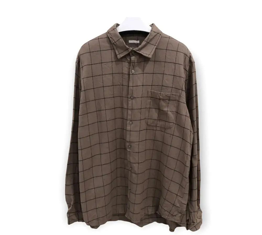 Flannel × GU × Japanese Brand Japanese Brand GU Plaid Tartan Flannel Shirt 👕 Size US XL / EU 56 / 4 - 1 Thumbnail