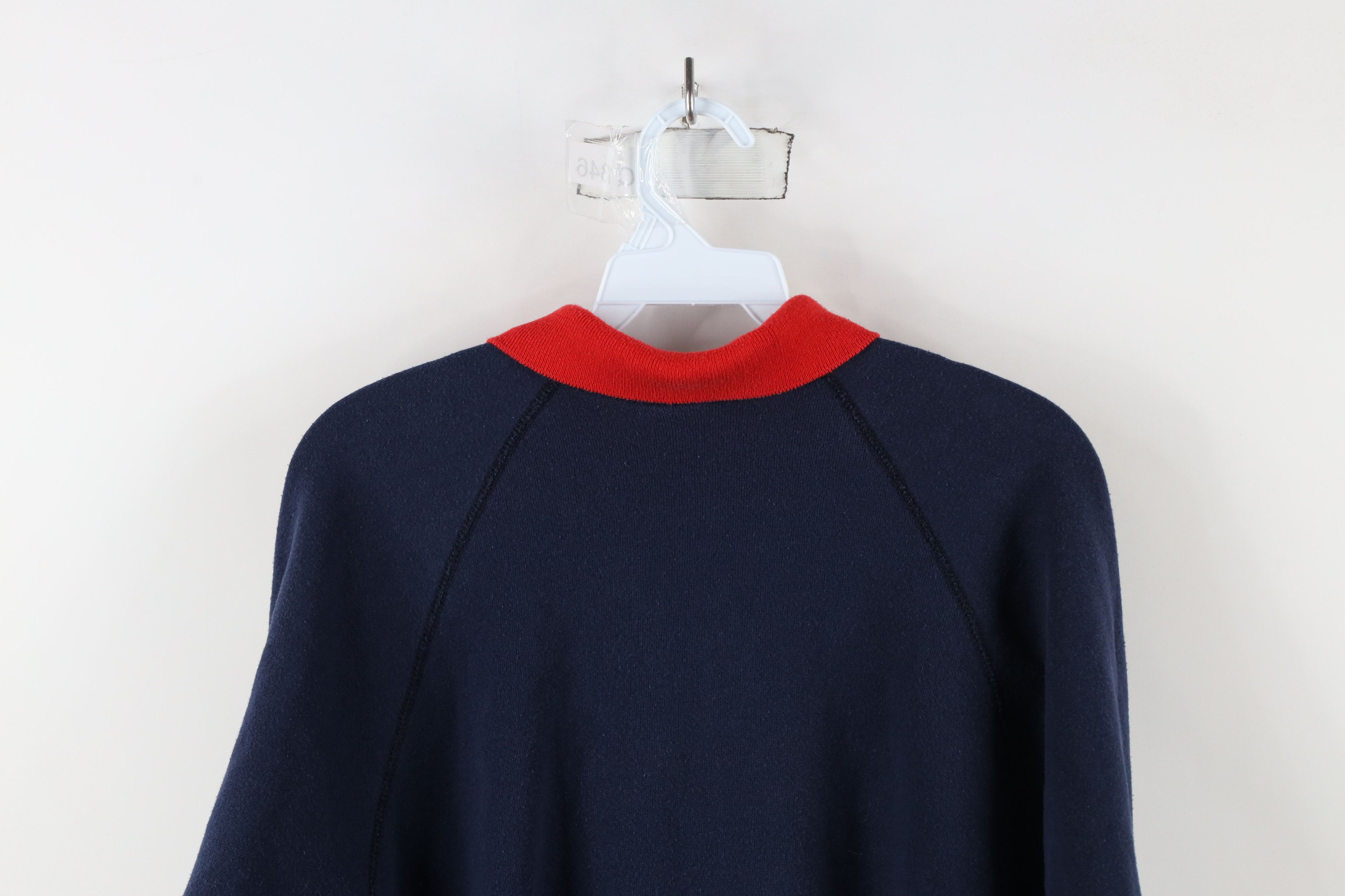 Vintage Vintage 90s Streetwear Christmas Collared Sweatshirt USA Size L / US 10 / IT 46 - 11 Thumbnail
