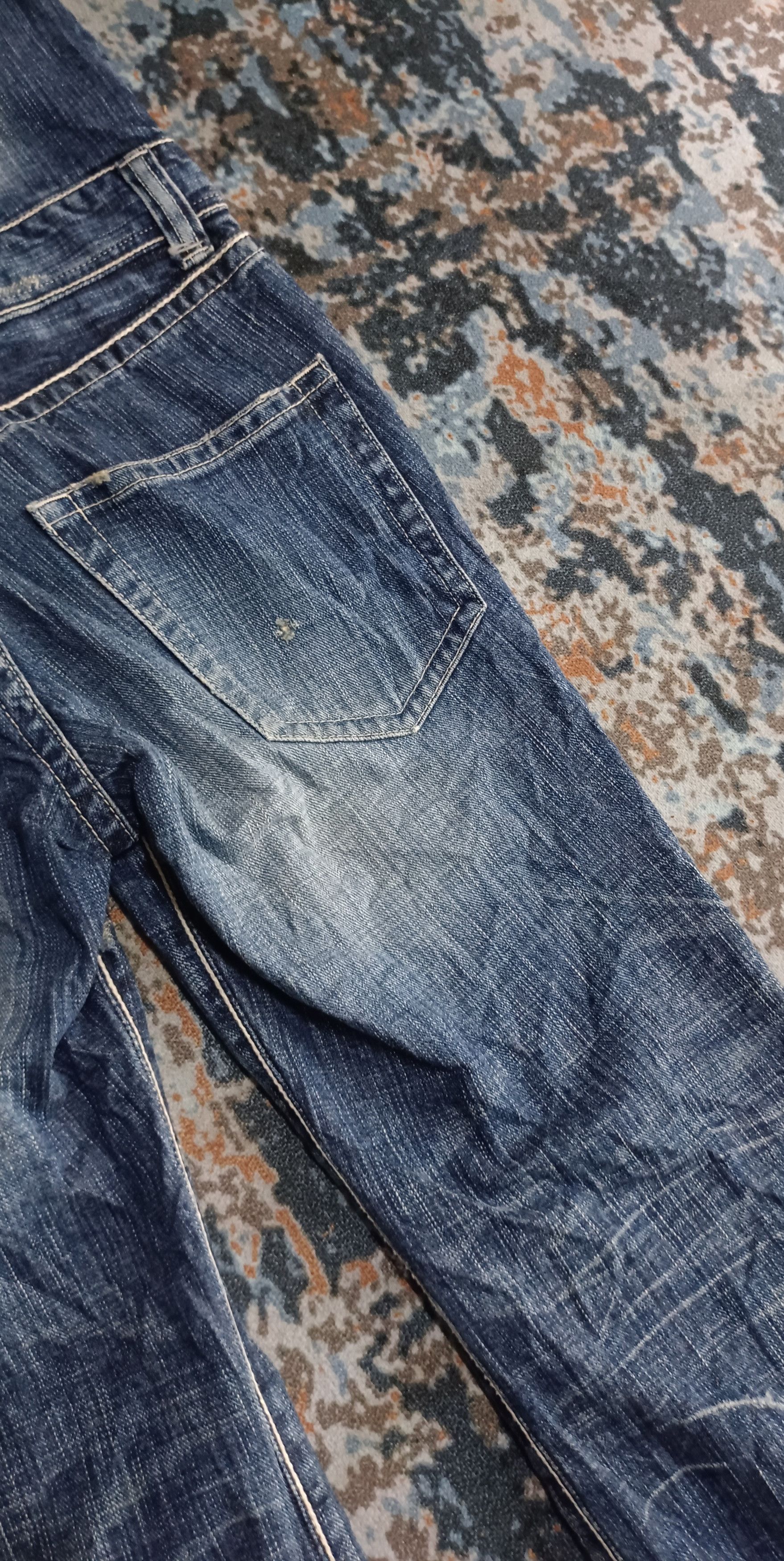 Japanese Brand Delay by Ufin & Sons Denim Jumpsuit Size 31" - 14 Thumbnail
