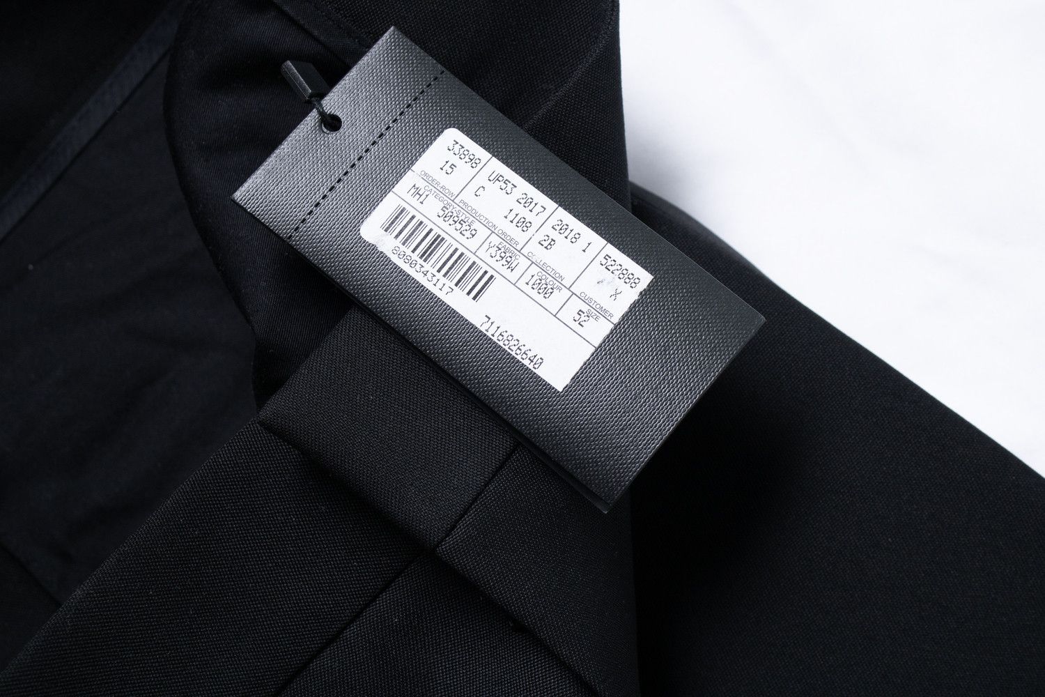 Saint Laurent Paris Saint Laurent, black tuxedo pantalon 2017 Size 52L - 5 Thumbnail