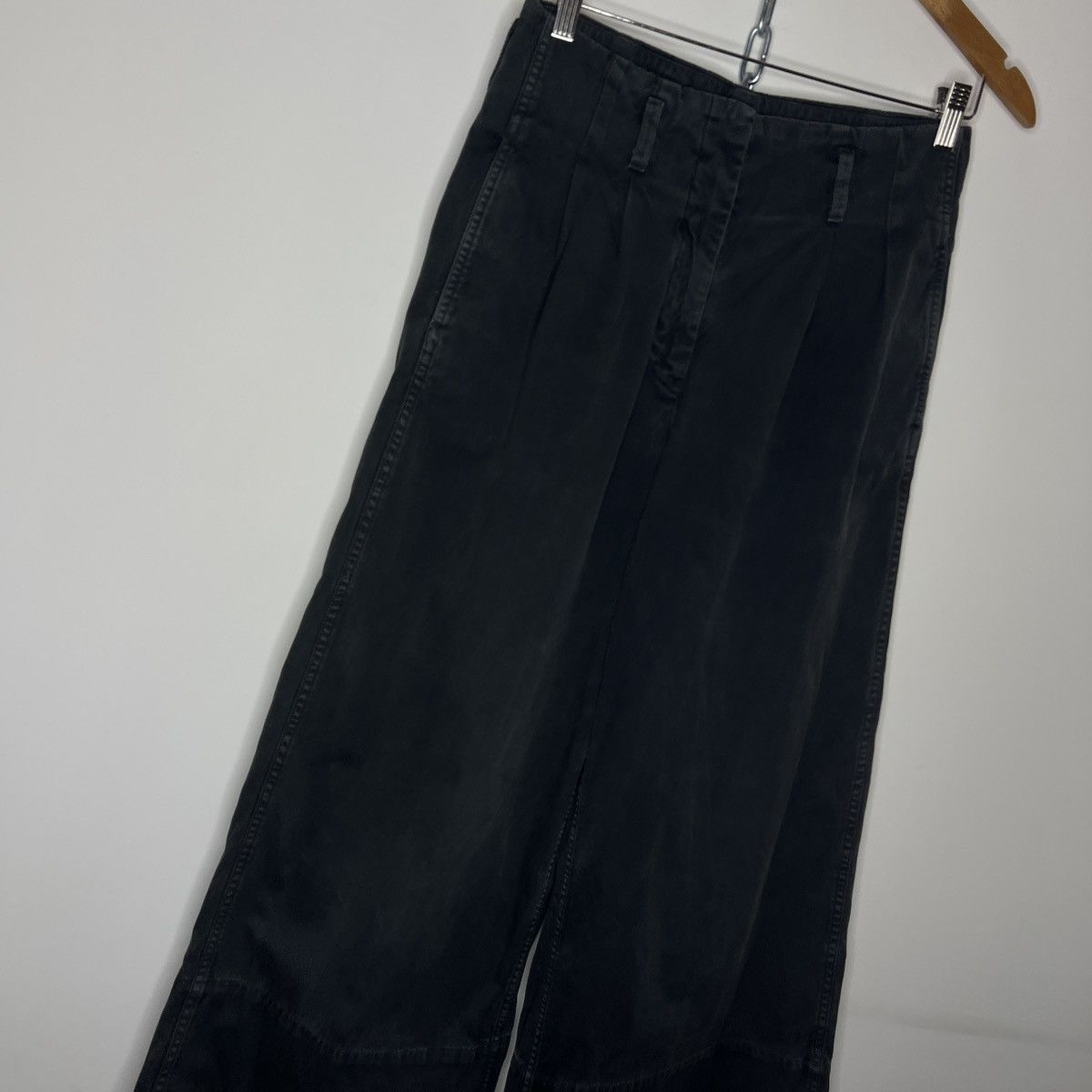 Designer × SOFIE D'HOORE × Vintage Vintage Black Baggy Trousers Size 26" / US 2 / IT 38 - 3 Thumbnail