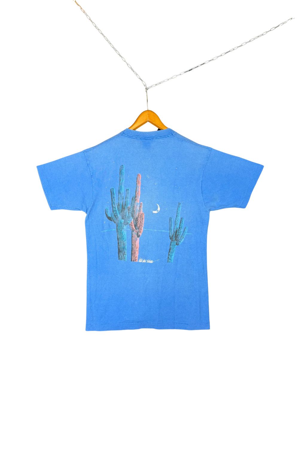 Fruit Of The Loom Vintage 90s Marlboro Desert Night Graphic Pocket T-Shirt Size US L / EU 52-54 / 3 - 1 Thumbnail