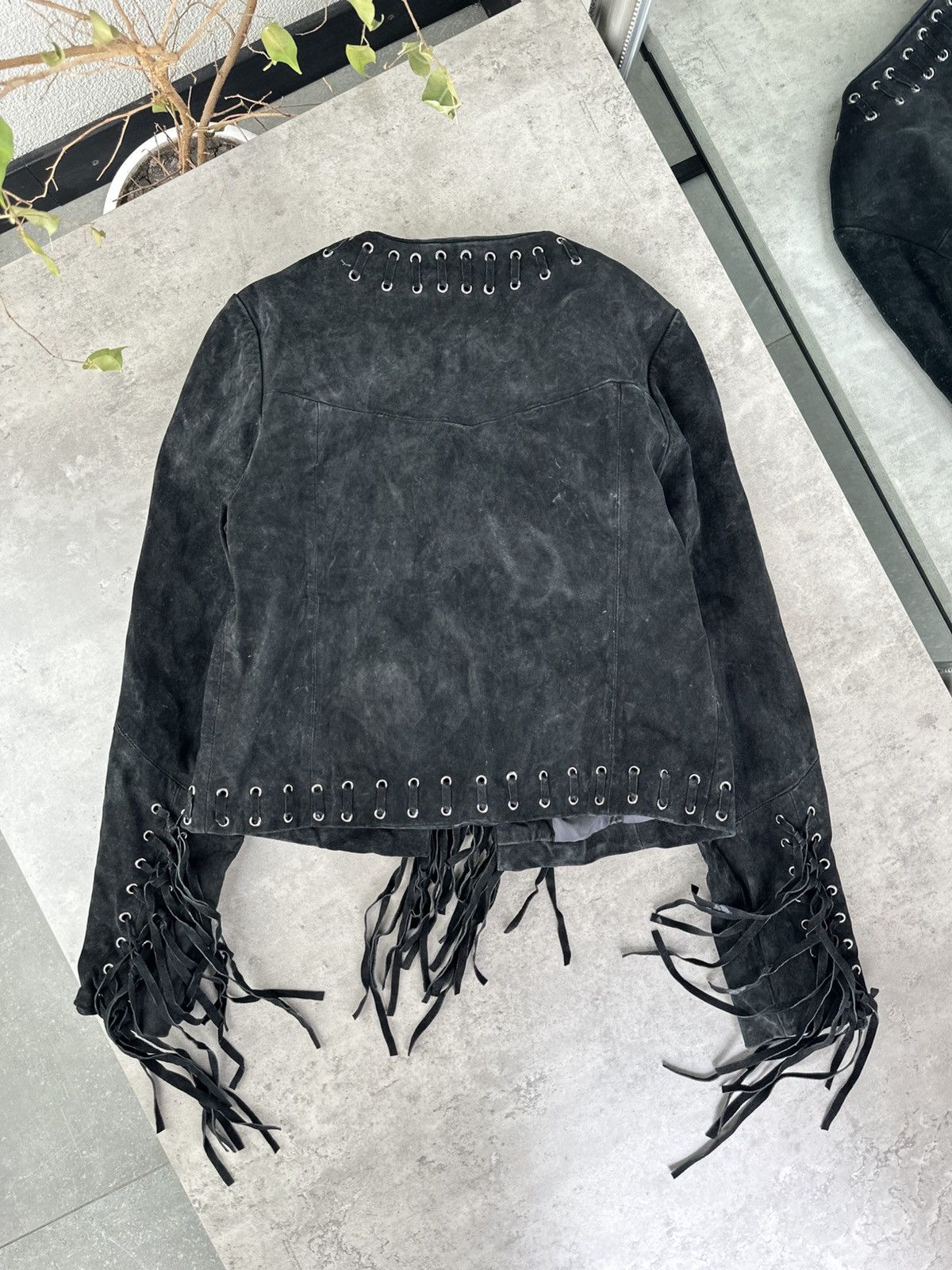 Japanese Brand Vintage Suede Jacket Size XS / US 0-2 / IT 36-38 - 8 Thumbnail