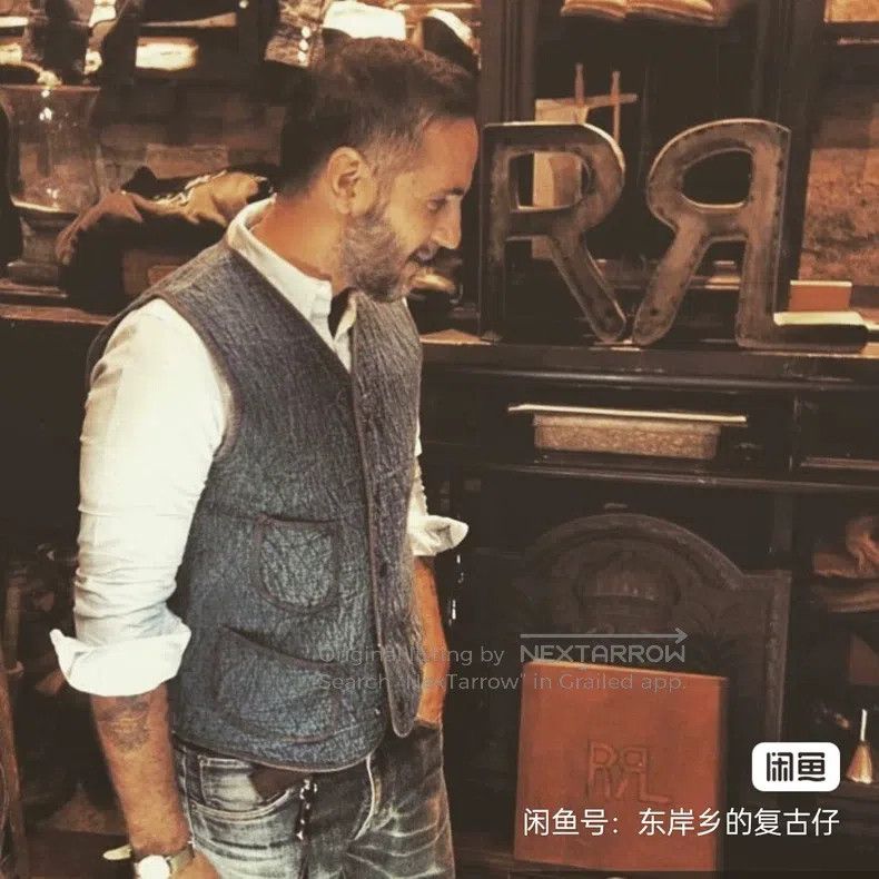 RRL Ralph Lauren RRL Ralph Lauren Blue dyed vest Size US S / EU 44-46 / 1 - 8 Thumbnail