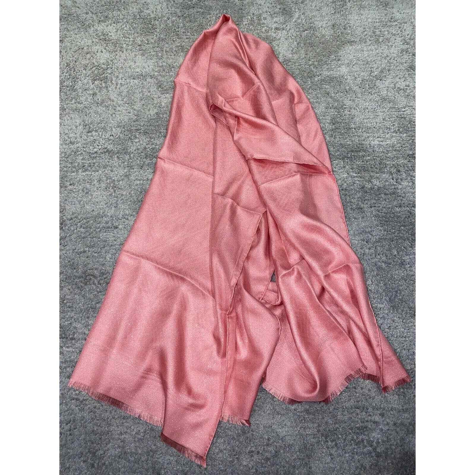 Fendi Fendi Monogram Logo Silk Fringe Hem Wrap Shawl Stole Scarf Size ONE SIZE - 2 Thumbnail