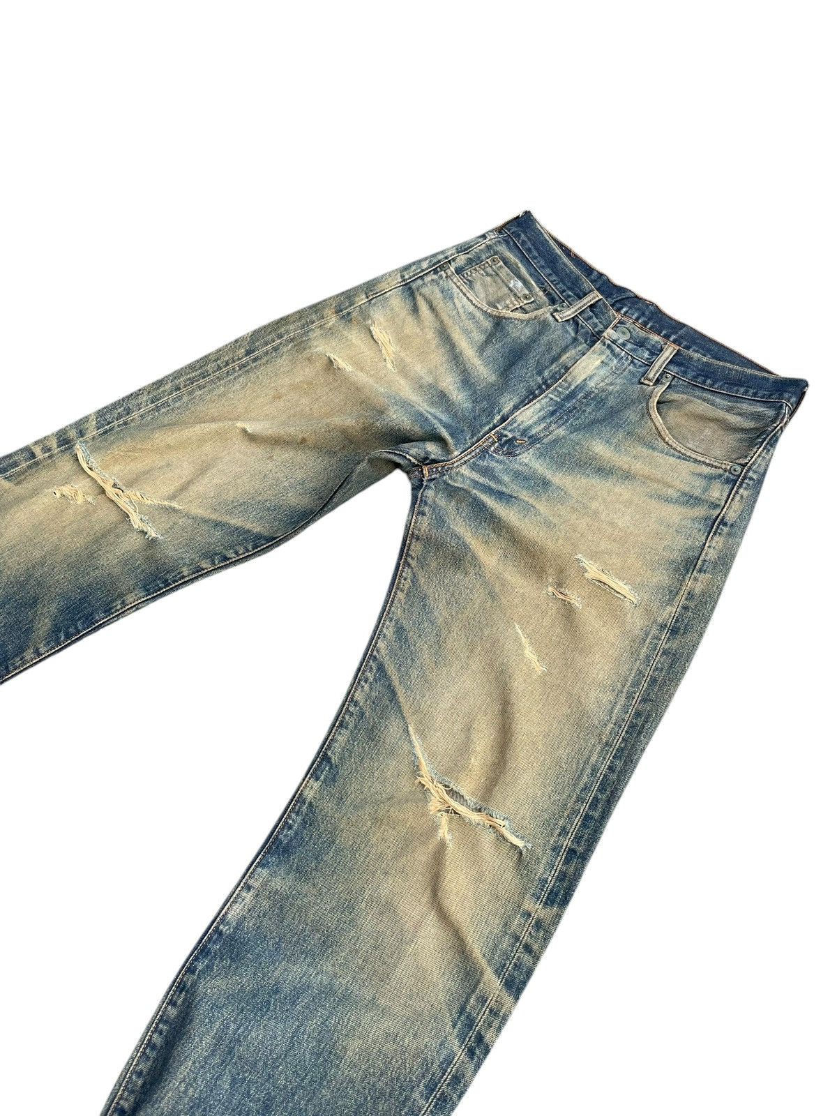 Levi's Vintage 1994 Levi’s 502XX E Selvedge Distressed Size US 31 - 2 Thumbnail