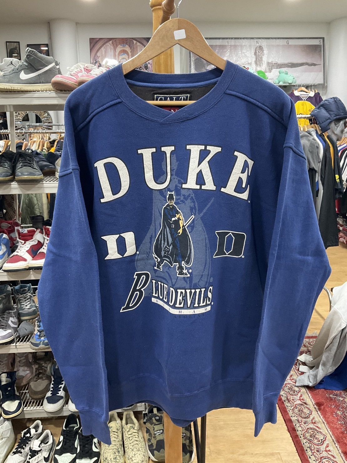 Vintage duke sweatshirt hotsell