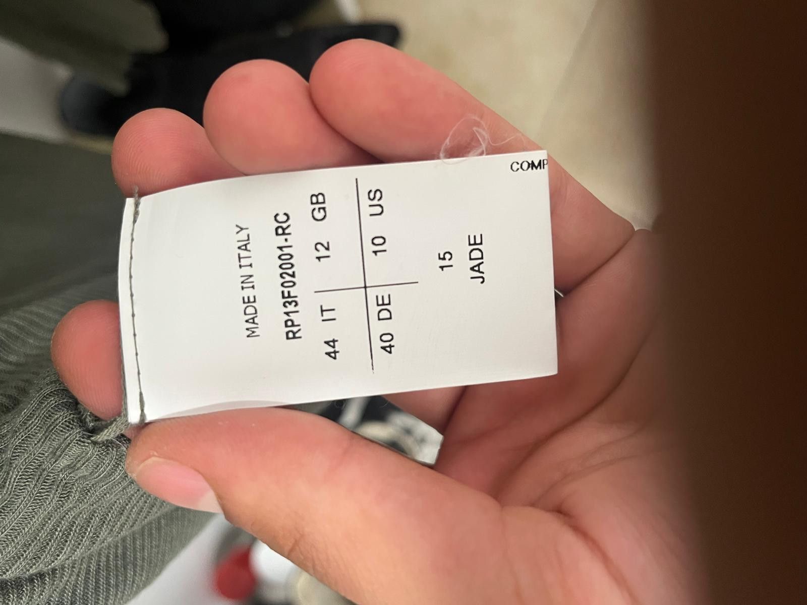 Rick Owens RIB Long sleeve from Rick Owens S/S13 Size US S / EU 44-46 / 1 - 3 Thumbnail