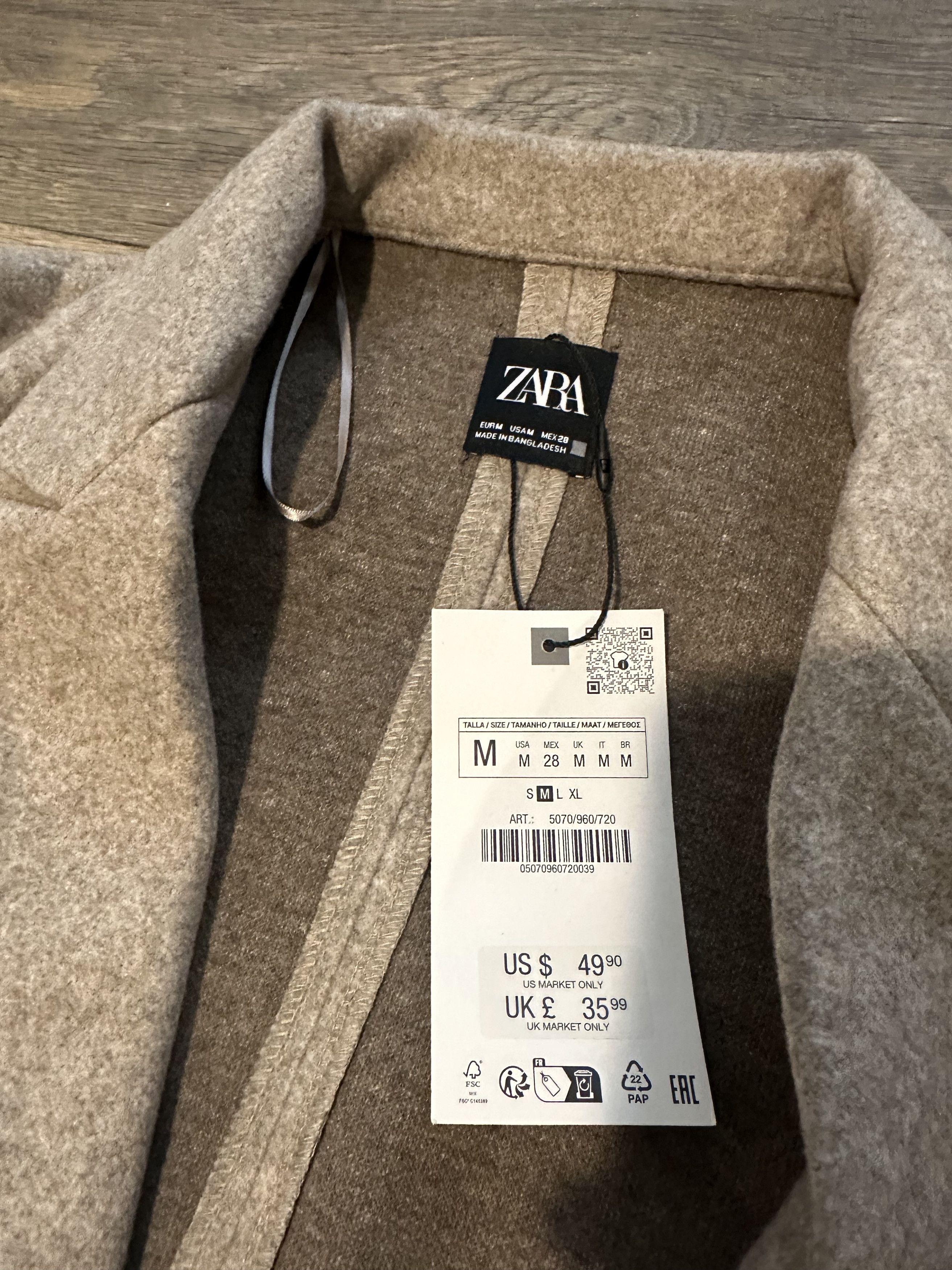 Zara Women's Coat Size M / US 6-8 / IT 42-44 - 2 Thumbnail