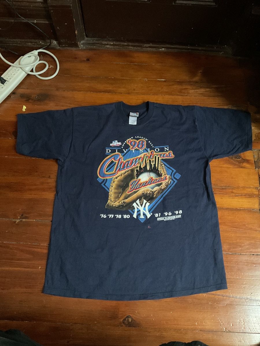 New York Yankees ‘98 division champions, Yankees Official club house shirt Size US XXL / EU 58 / 5 - 1 Thumbnail