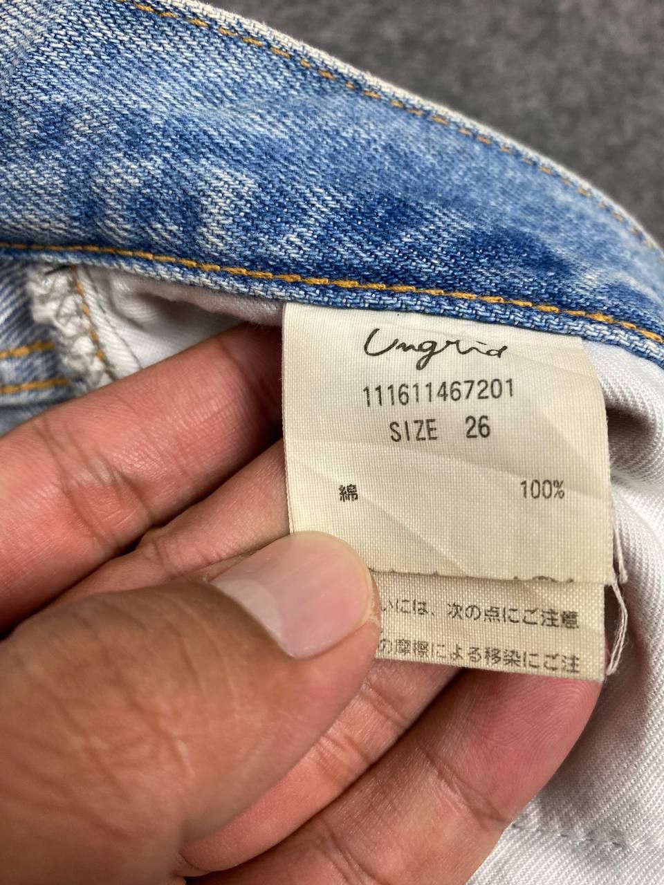 Japanese Brand ungrid japanese brand distressed denim nice design Size US 32 / EU 48 - 14 Thumbnail