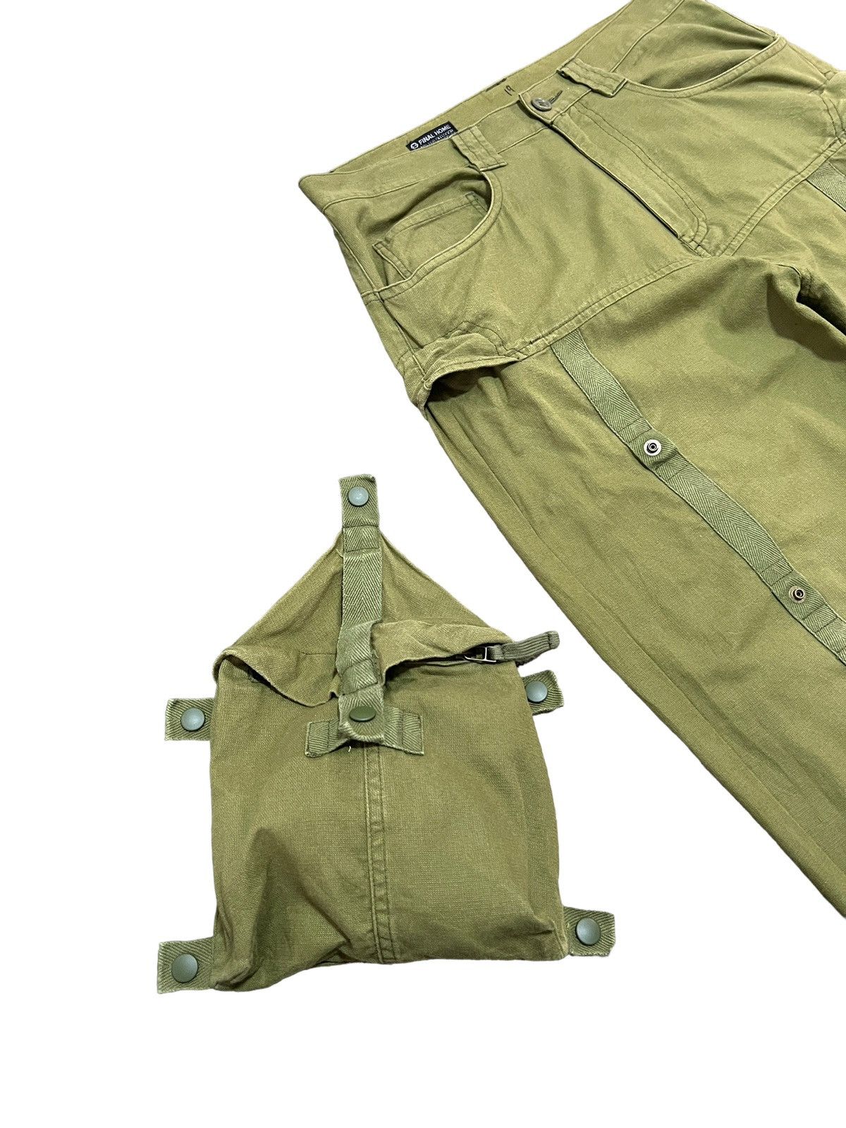 Final Home 1990 Final Home Detachable Pockets Military Cargo Pants Size US 33 - 7 Thumbnail
