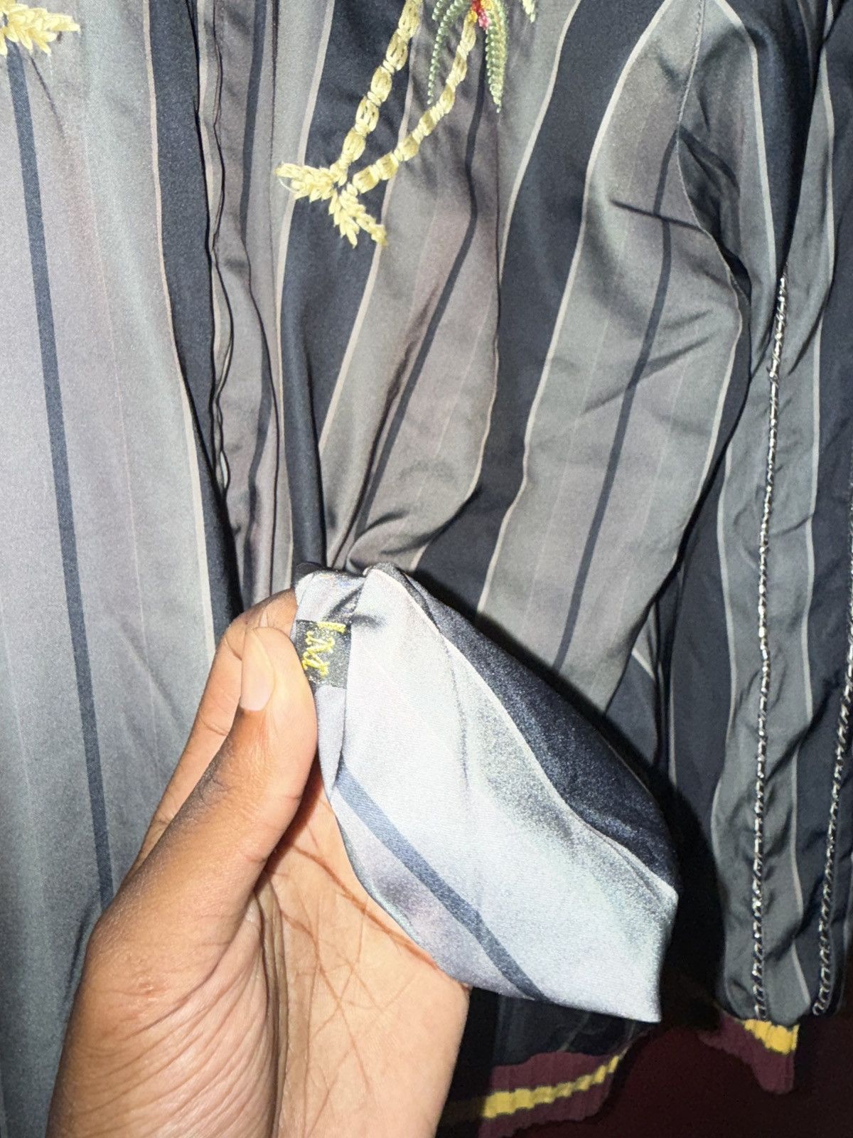 Kapital KAPITAL Rayon Stripe Souvenir Bomber Jacket(21SS) Size US M / EU 48-50 / 2 - 4 Thumbnail