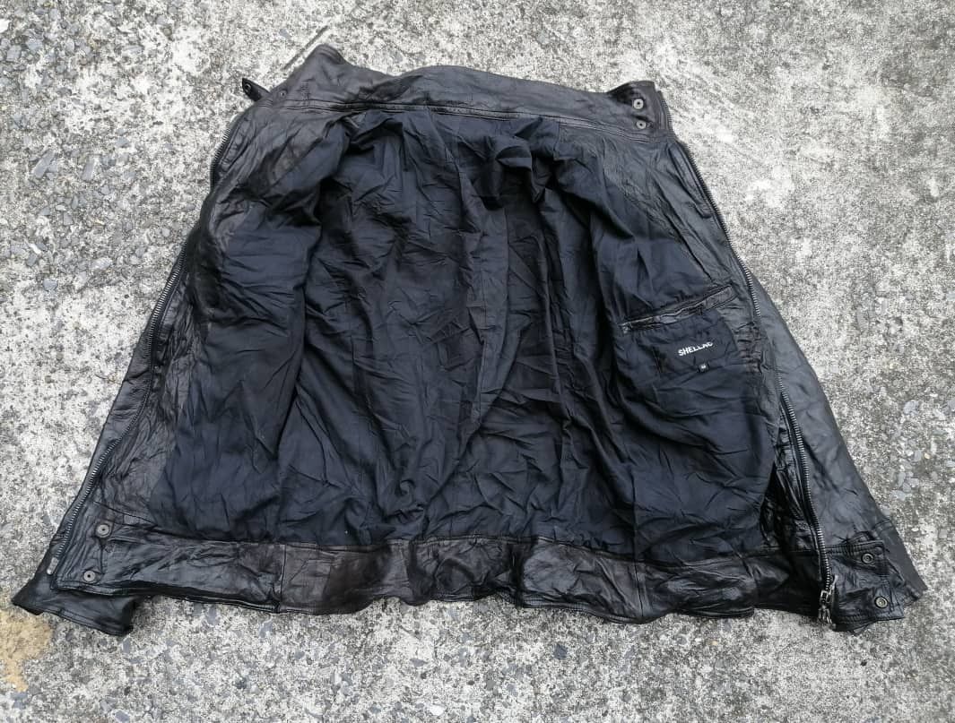 Japanese Brand × Shellac Shellac Made In Japan Bikers / Punk Style Leather Jacket Size US S / EU 44-46 / 1 - 6 Thumbnail