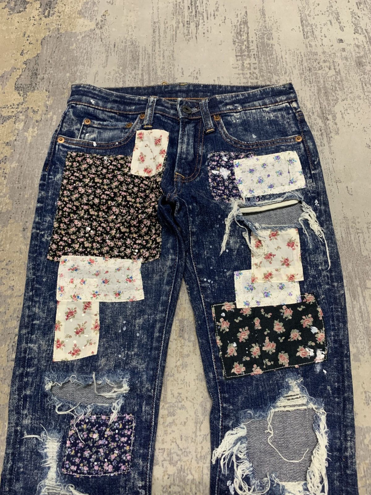 Seditionaries RNA Inc Seditionaries Hell Star Punk Style Skiny Jeans Size US 27 - 2 Thumbnail