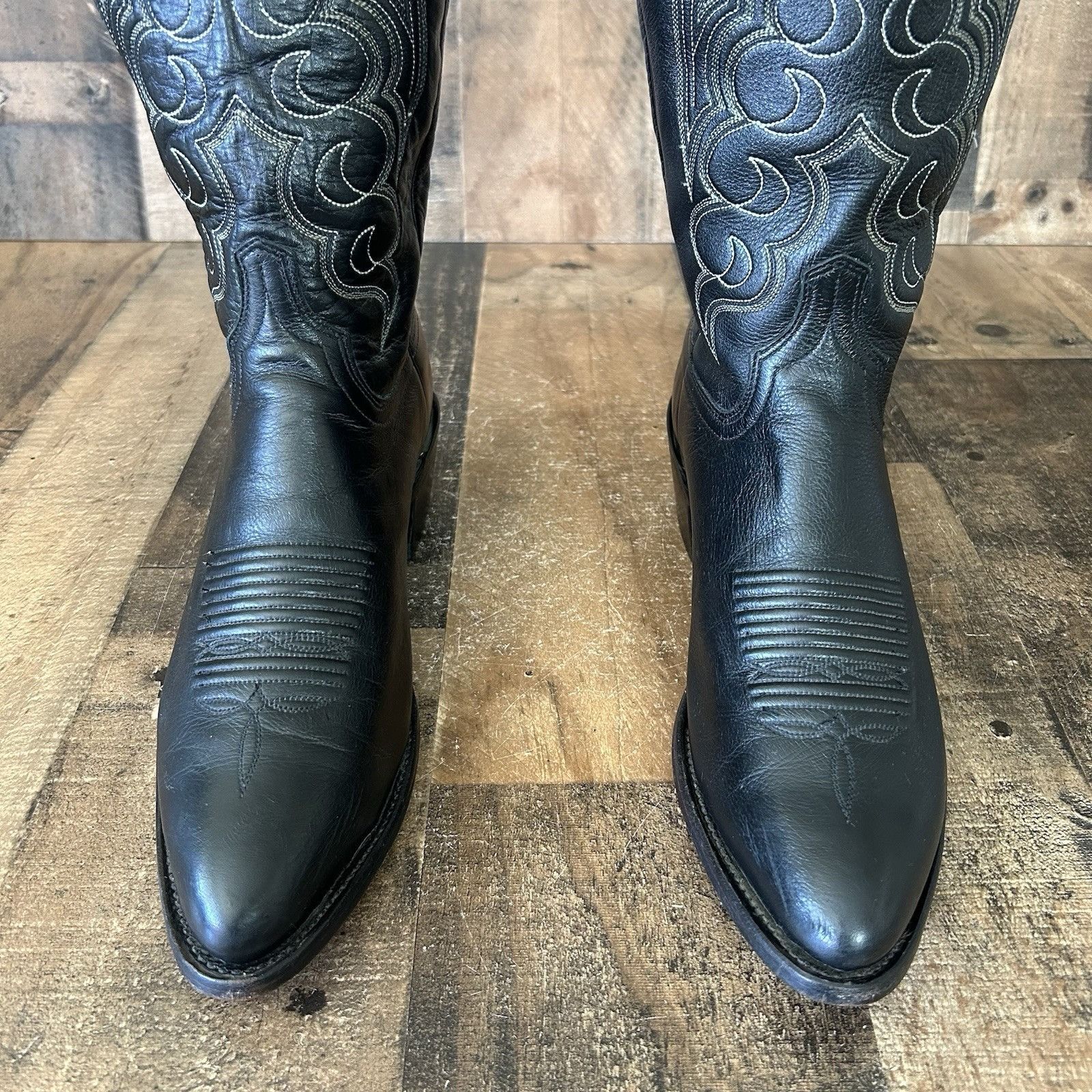 Lucchese Lucchese 1883 Black N1613J4 Western Cowboy Boots Mens 9 D Size US 9 / EU 42 - 8 Thumbnail