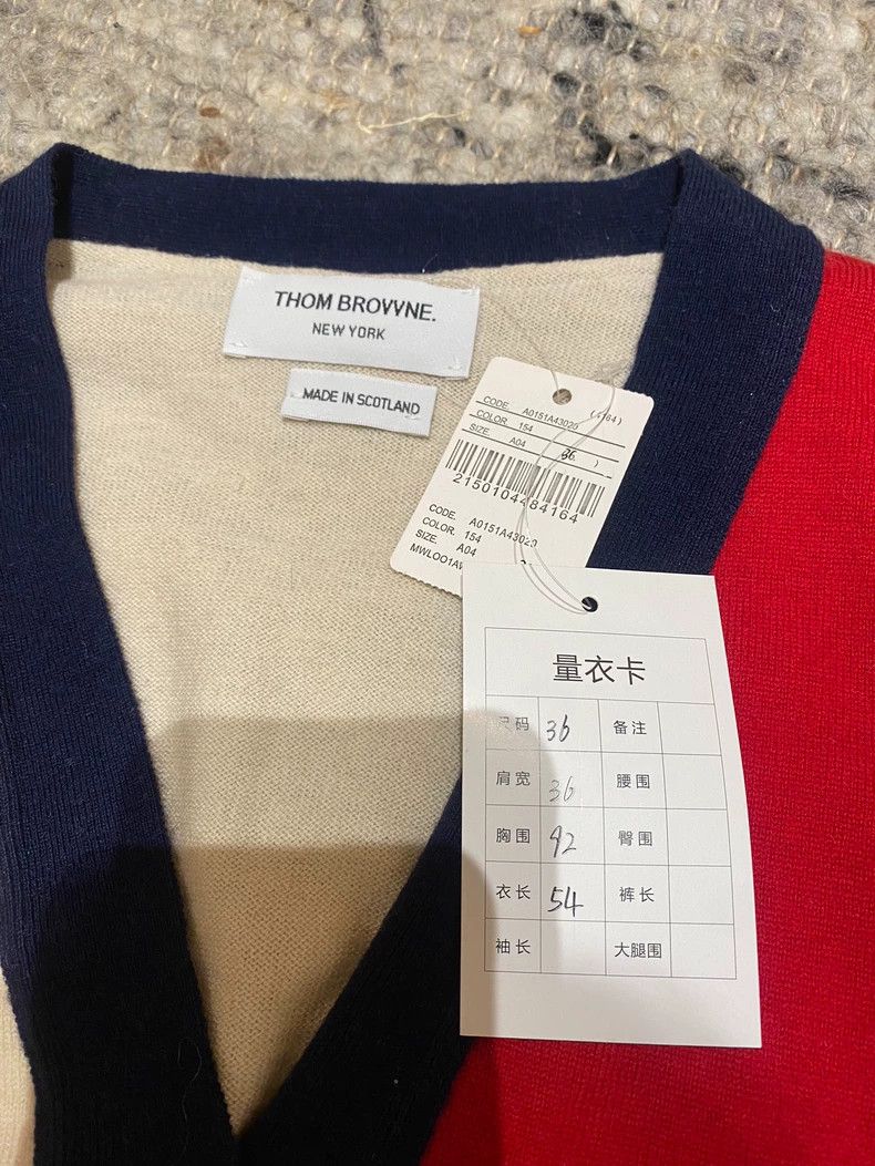 Other Thom Browne Red, white and blue knitwear Size XS / US 0-2 / IT 36-38 - 2 Thumbnail