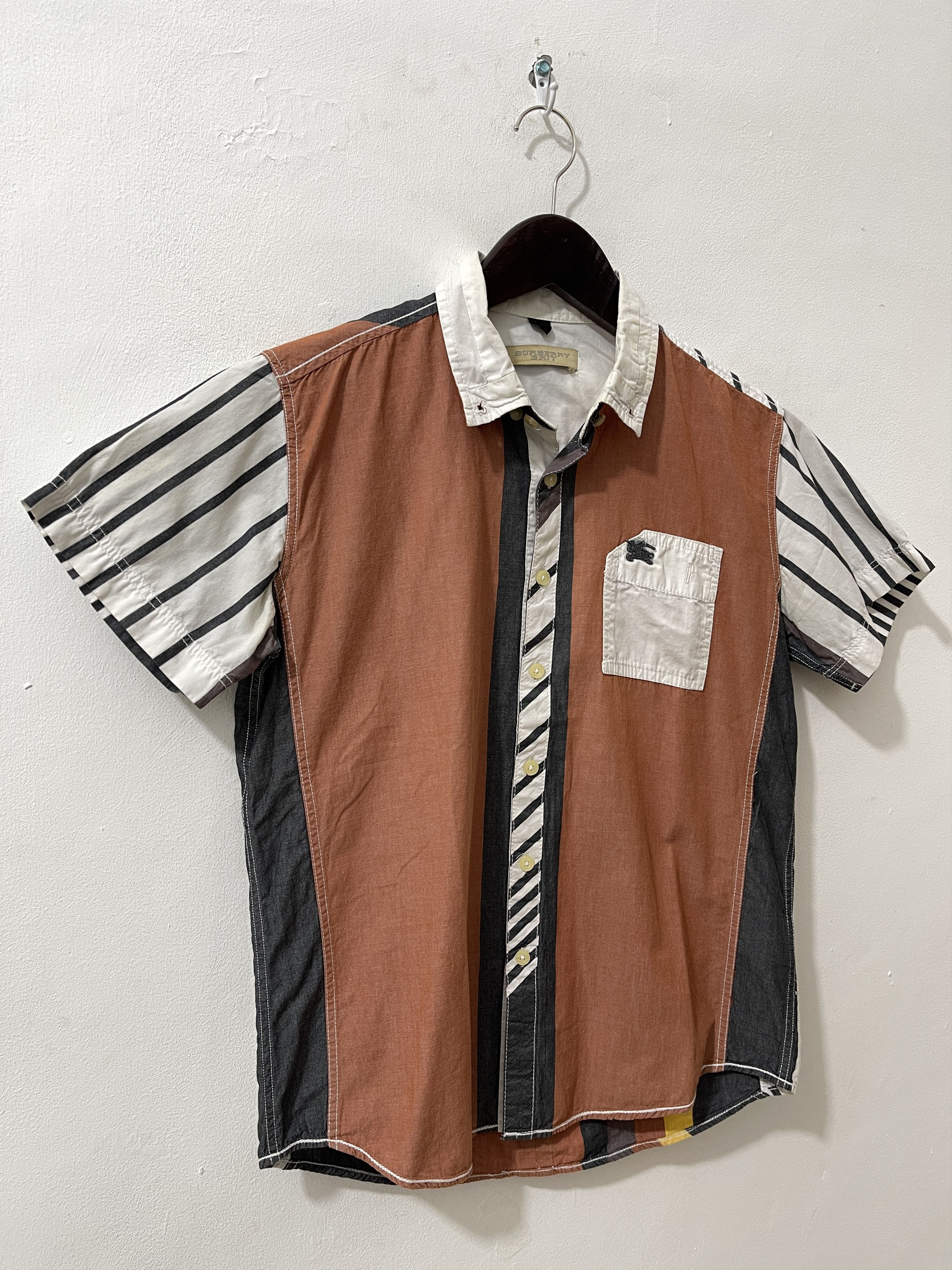 Burberry Vintage Burberry Brit Bold Stripes Shirts Size US M / EU 48-50 / 2 - 3 Thumbnail