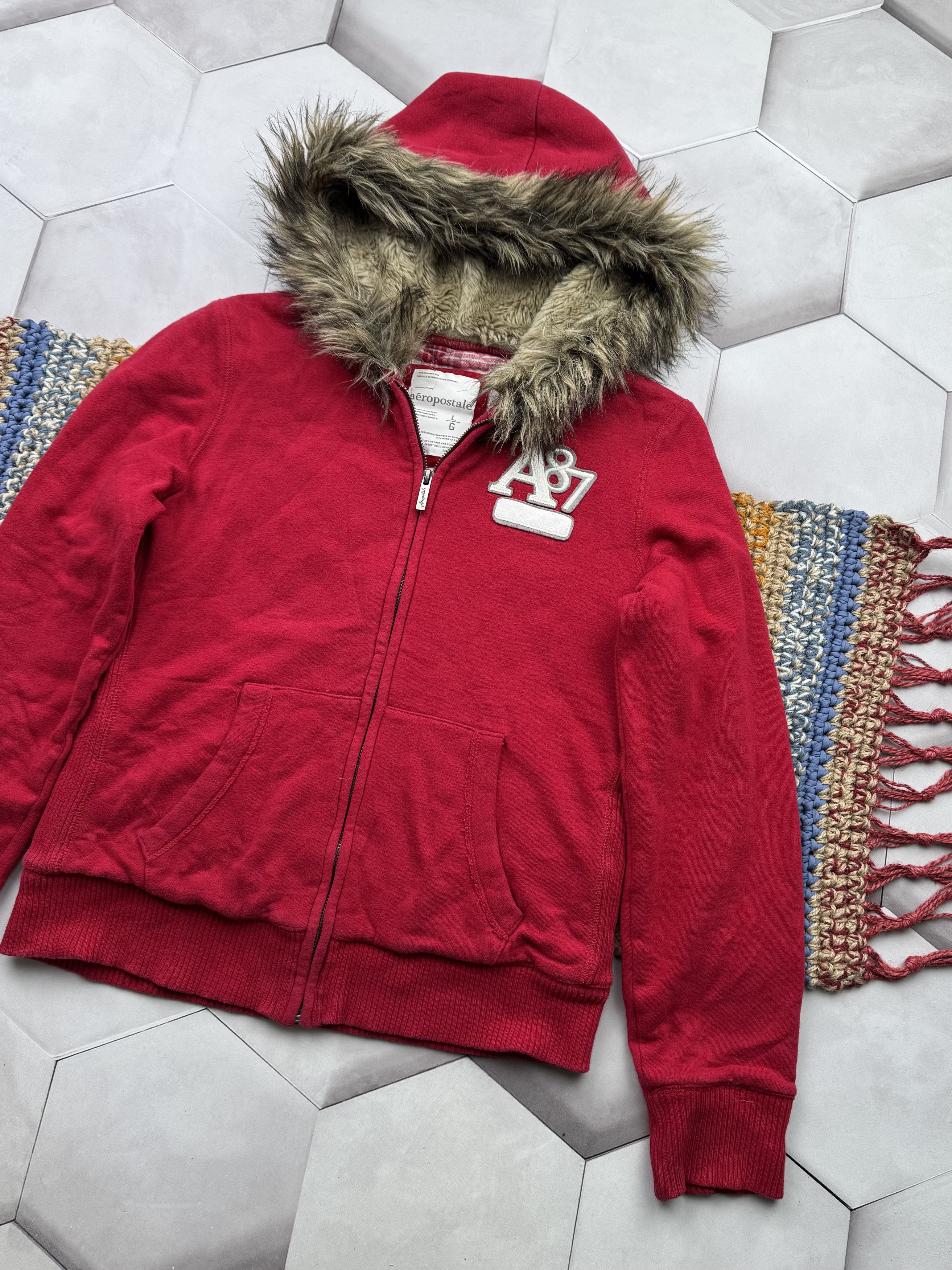Japanese Brand Vintage Hoodie With Faux Fur Hood (E4) Size L / US 10 / IT 46 - 3 Thumbnail