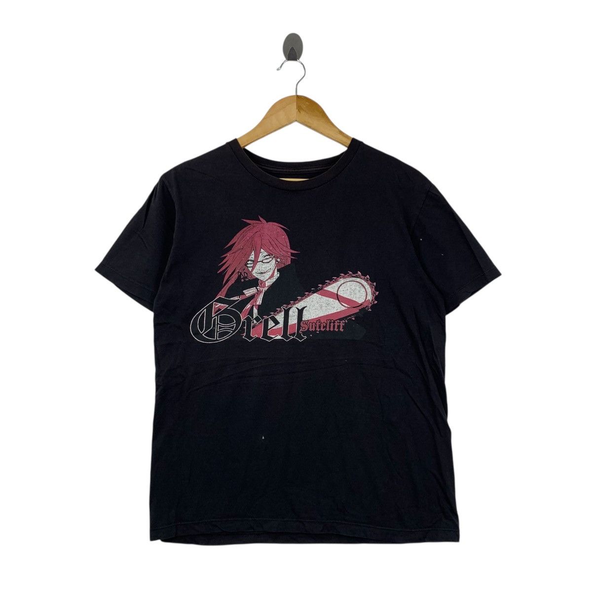 Japanese Brand BLACK BUTLER Japanese Anime Grell Sutcliff Sebastian T-Shirt Size US M / EU 48-50 / 2 - 1 Thumbnail