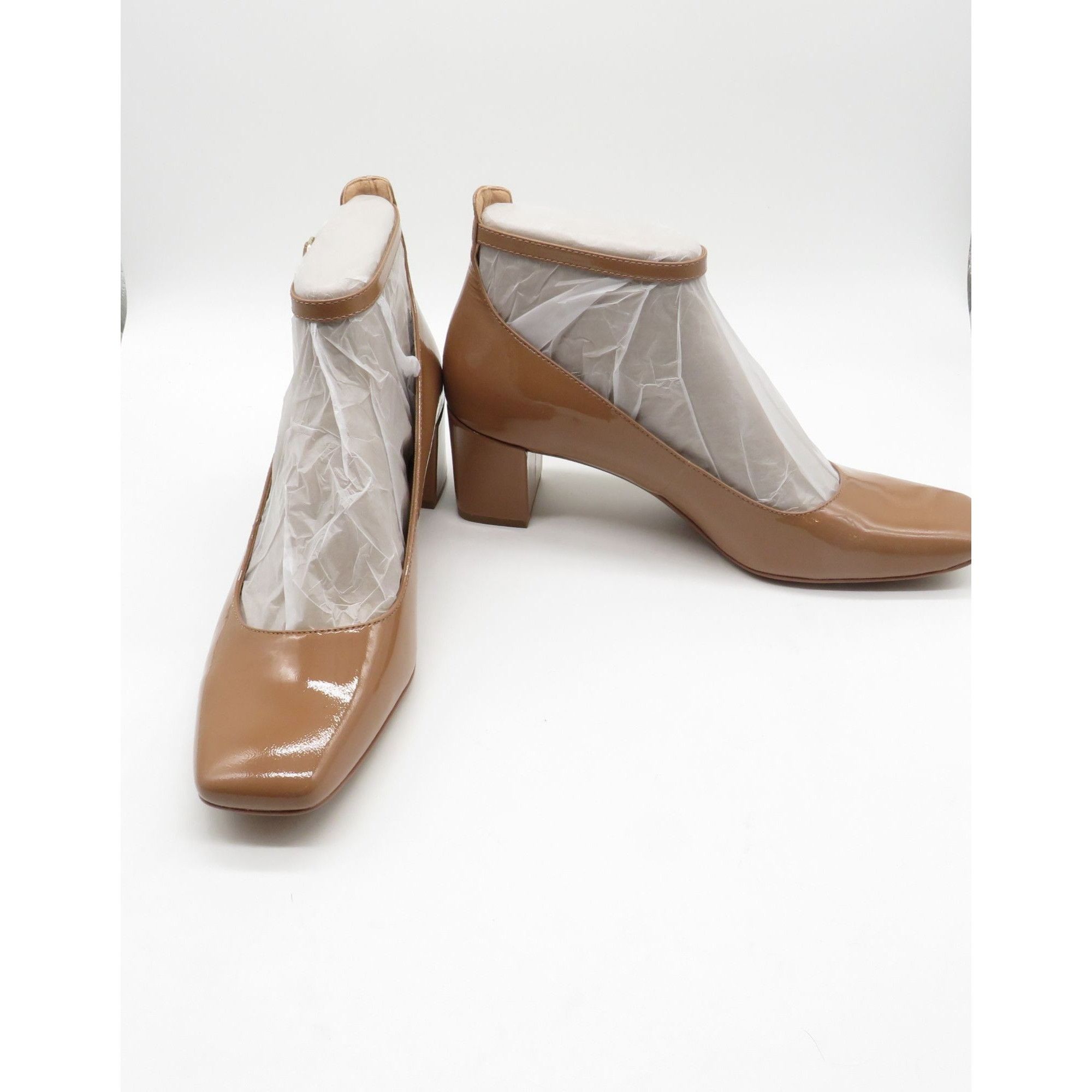 Naturalizer Naturalizer Karina Cafe Patent Leather Ankle Strap Block Hee Size US 10.5 / IT 40.5 - 4 Thumbnail