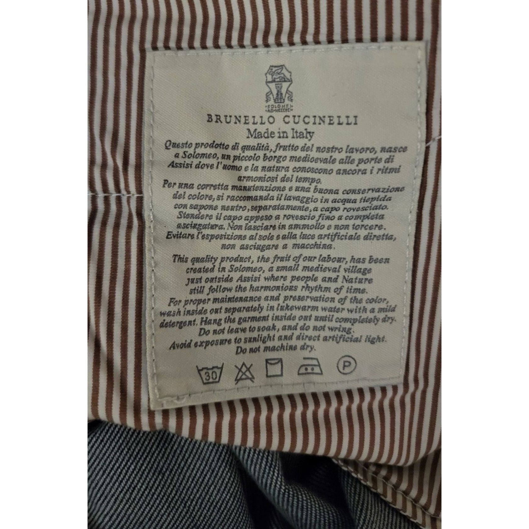 Brunello Cucinelli Brunello Cucinelli Luxury Denim Jeans Leisure Fit IT 48 (34W Size US 34 / EU 50 - 5 Thumbnail