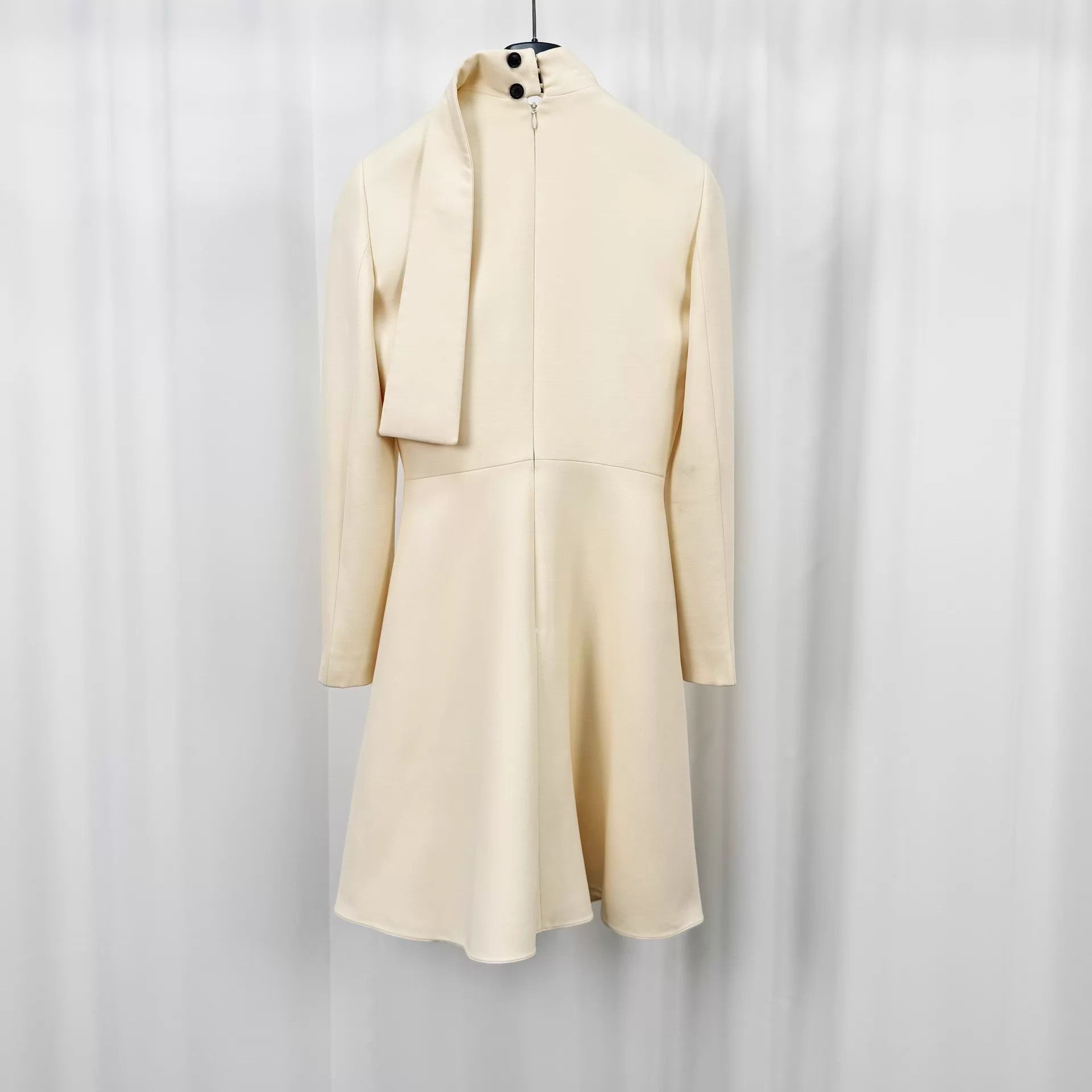 Dior Dior Ivory Wool-Silk Dress 34 99 New Size XS / US 0-2 / IT 36-38 - 2 Thumbnail