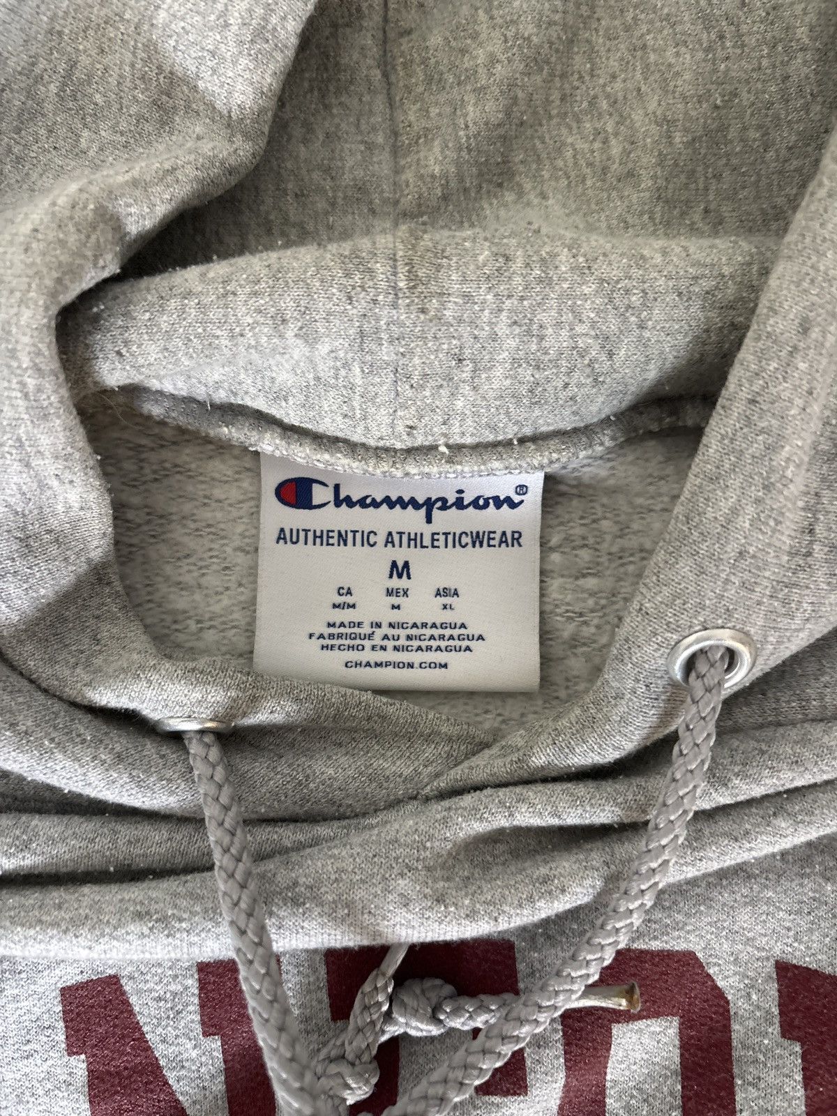 Champion Stanford Grey Champion Hoodie - Size M Size US M / EU 48-50 / 2 - 3 Thumbnail