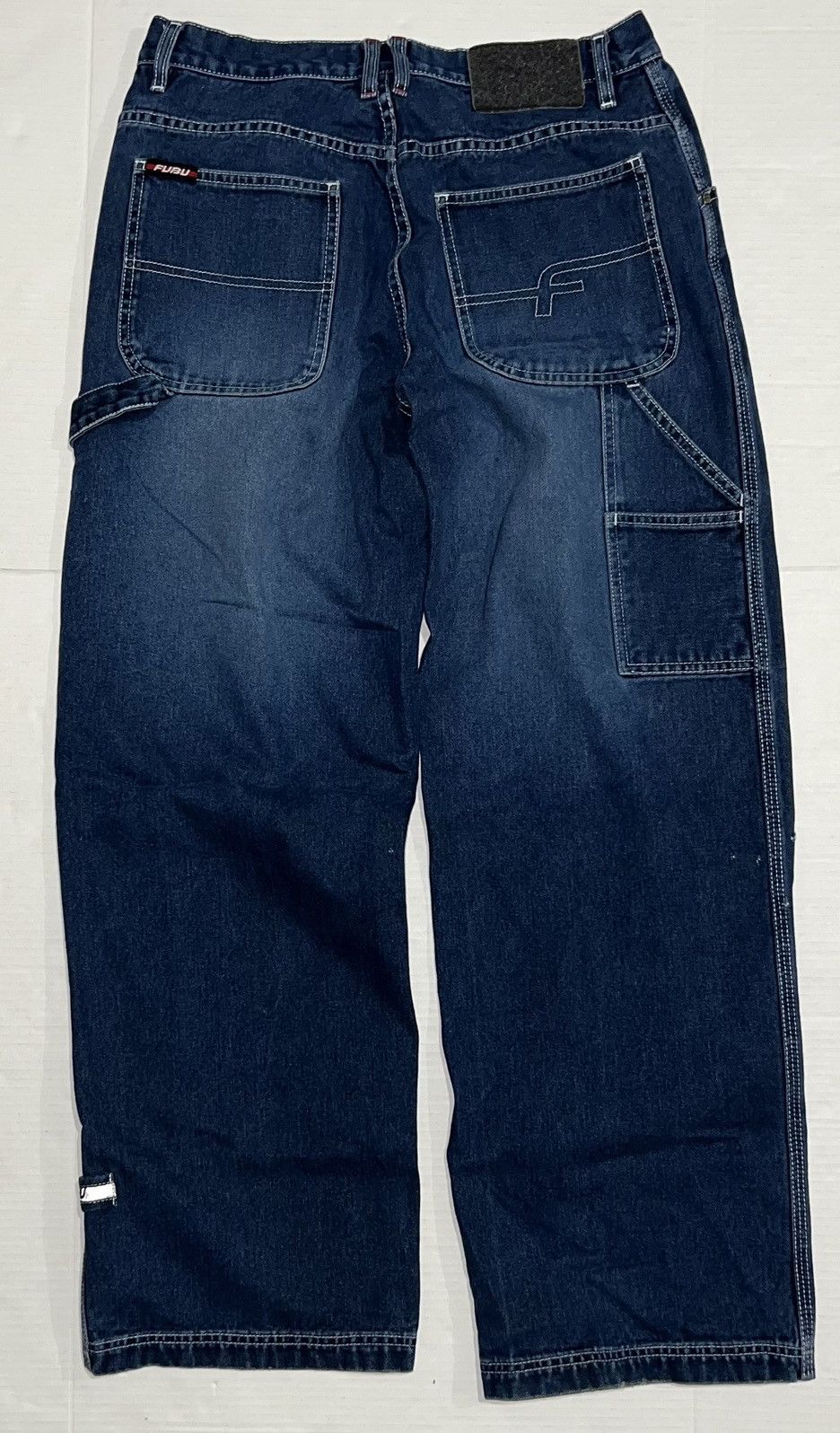 Fubu Vintage Fubu Collection Carpenter Jeans Women W13/14 Y2k Size 32" / US 10 / IT 46 - 2 Thumbnail