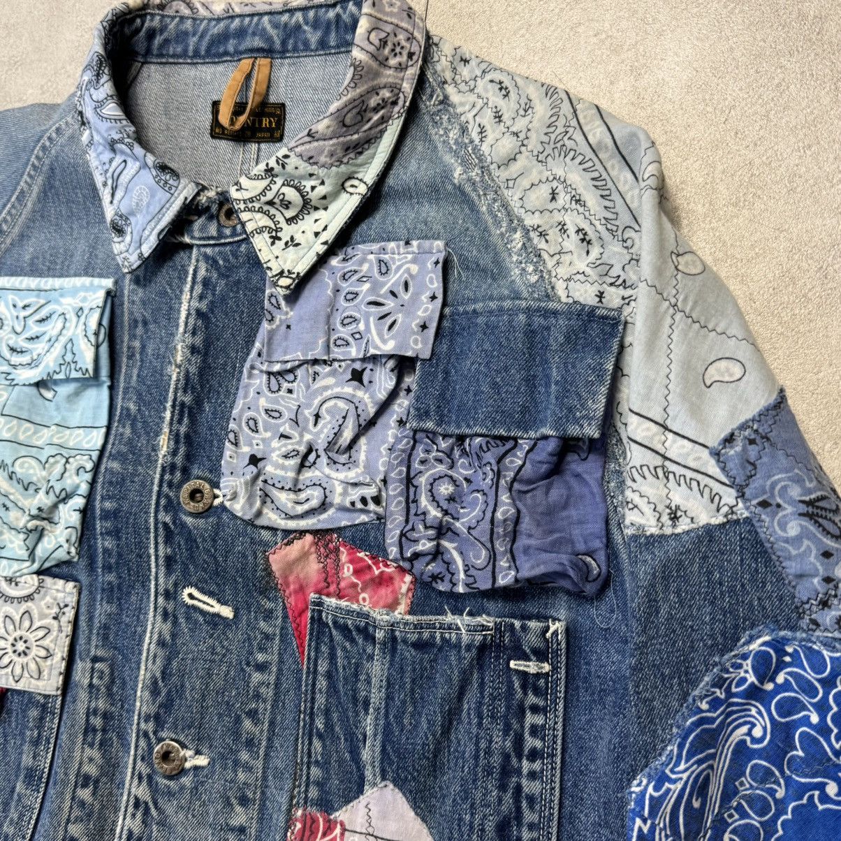 Kapital Kountry Kapital Kountry 1of1 Vintage Bandanna Denim Jacket Size US XL / EU 56 / 4 - 3 Thumbnail