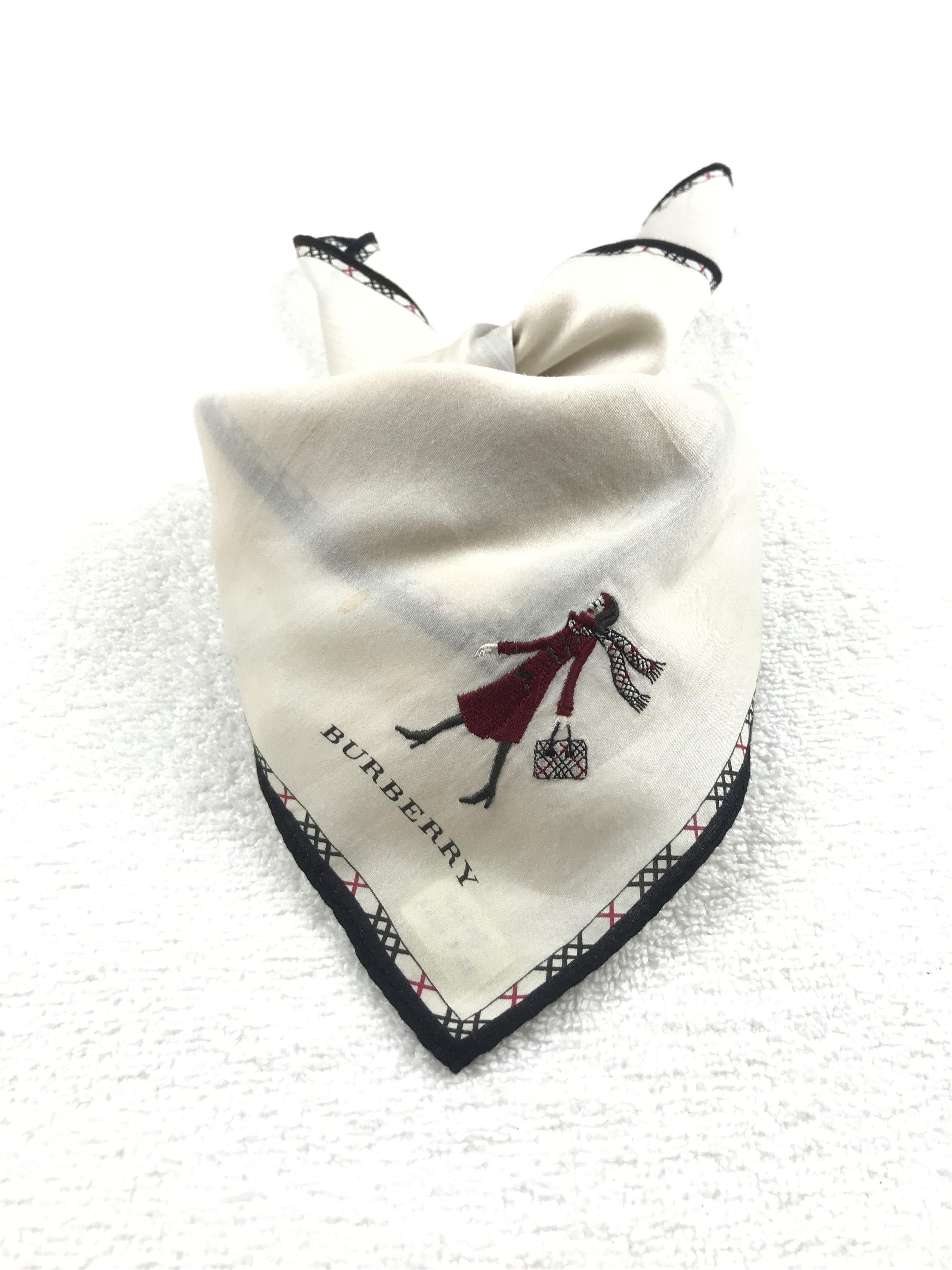 Burberry × Vintage Vintage Burberry Bandana Neckerchief Handkerchief Size ONE SIZE - 3 Thumbnail