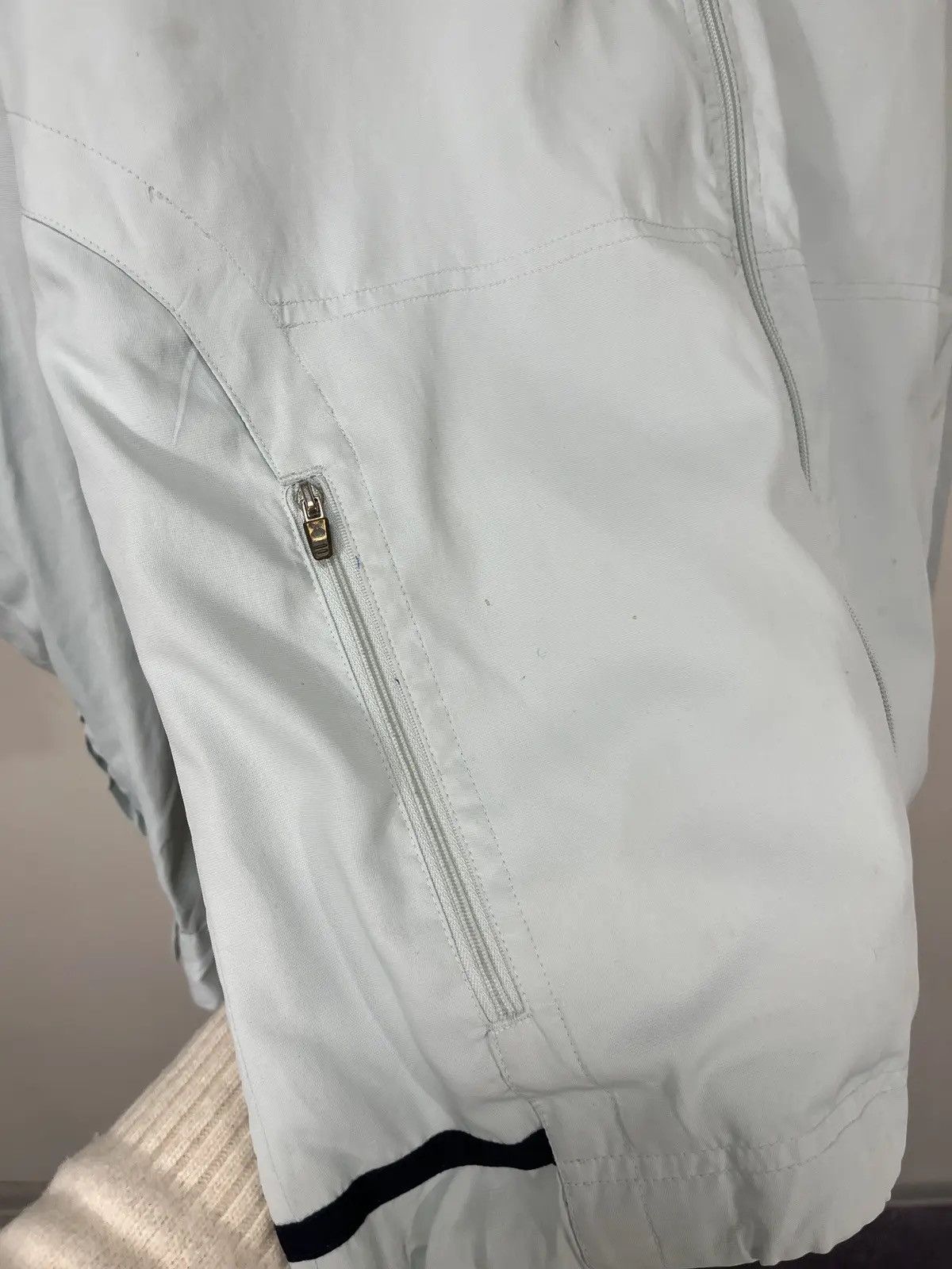 Nike × Vintage Vintage Nike Y2K Light Blue Retro Hype Nylon Track Jacket Size US XL / EU 56 / 4 - 8 Thumbnail