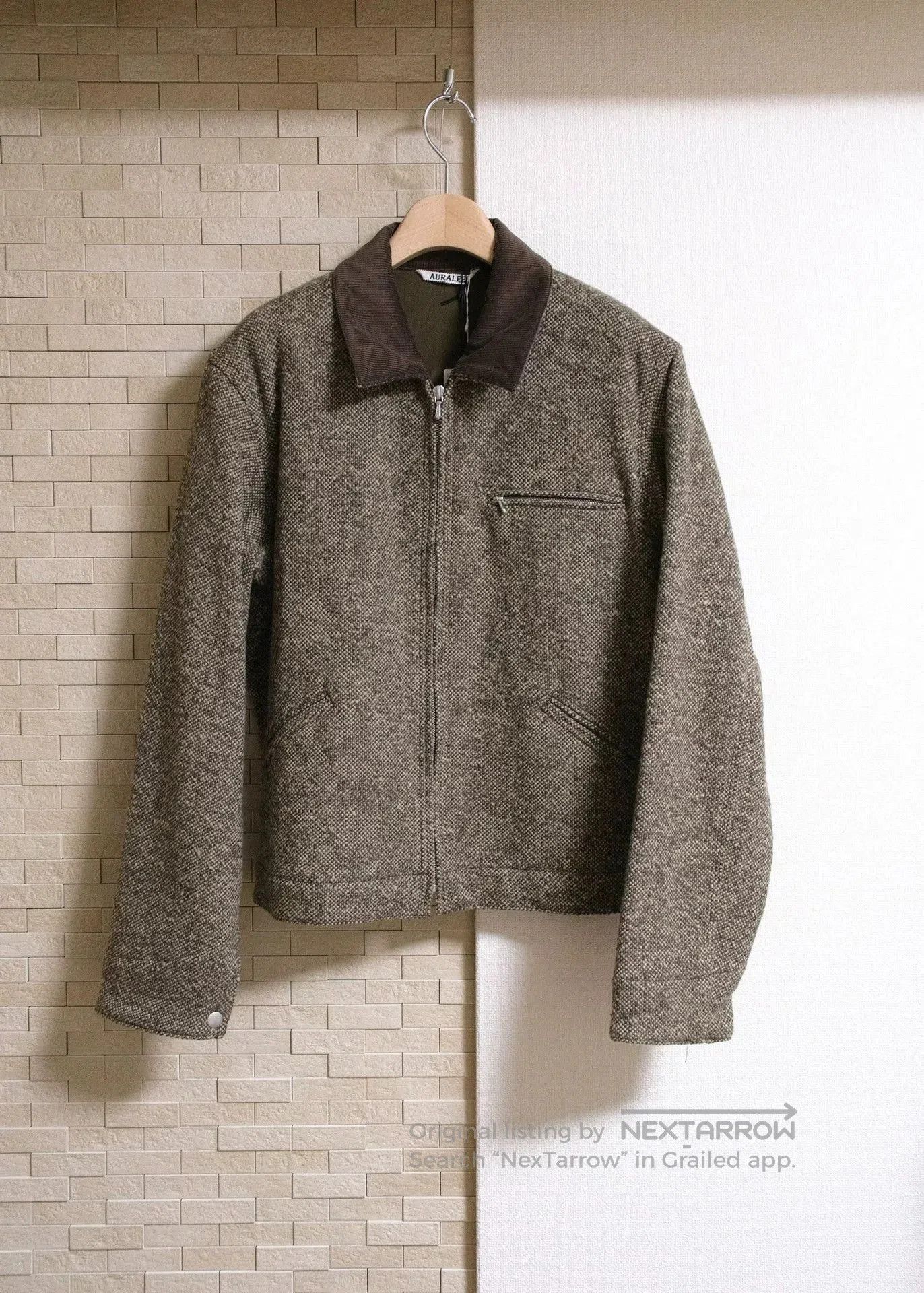 Auralee aura 25aw homespun tweed zip blouson. Size US M / EU 48-50 / 2 - 1 Thumbnail