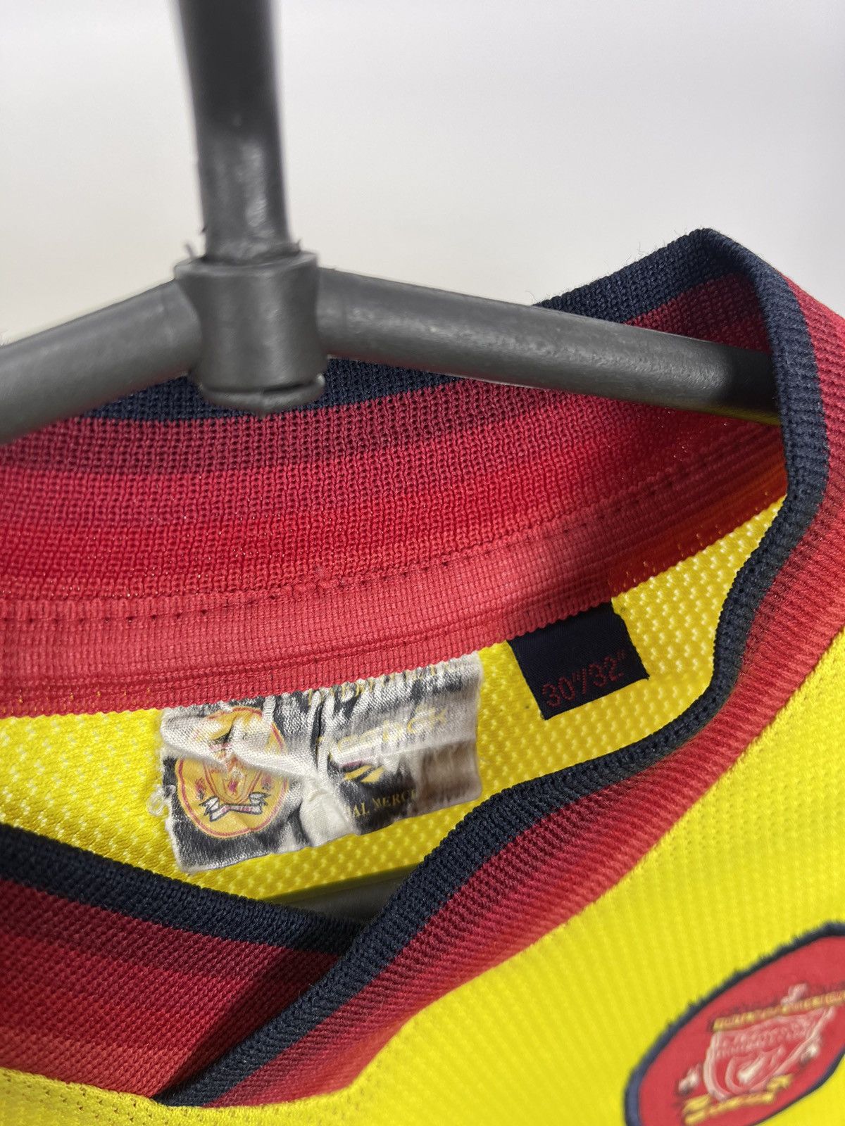 Reebok × Vintage Reebok Liverpool Jersey Size 30/32 Yellow Carlsberg 1997-99 Size US XS / EU 42 / 0 - 5 Thumbnail