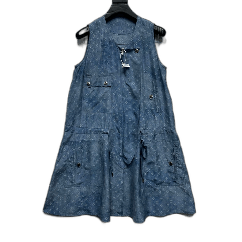 Louis Vuitton Louis Vuitton Sleeveless Blue Dress Size 40 Size M / US 6-8 / IT 42-44 - 1 Thumbnail