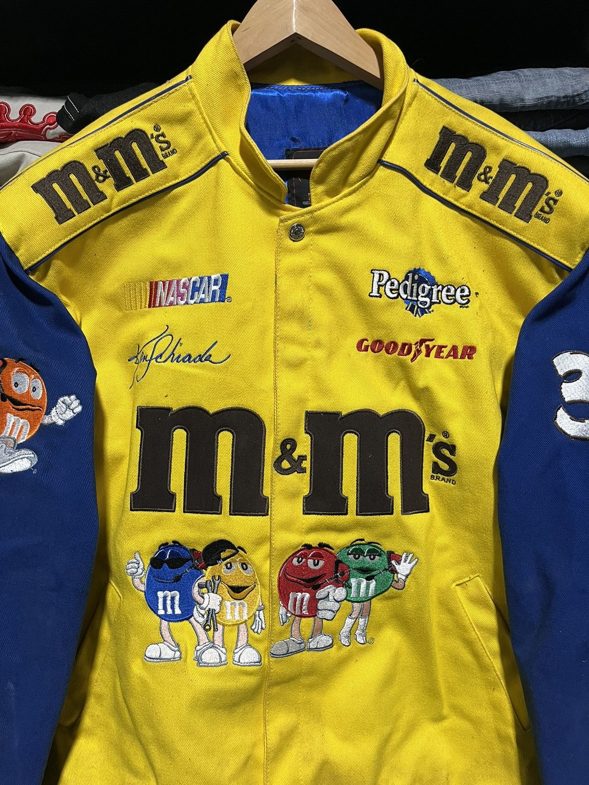 Jeff Hamilton × NASCAR × Vintage Crazy Vintage 90s M&M Jeff Hamilton NASCAR Racing Jacket Size US XL / EU 56 / 4 - 7 Thumbnail