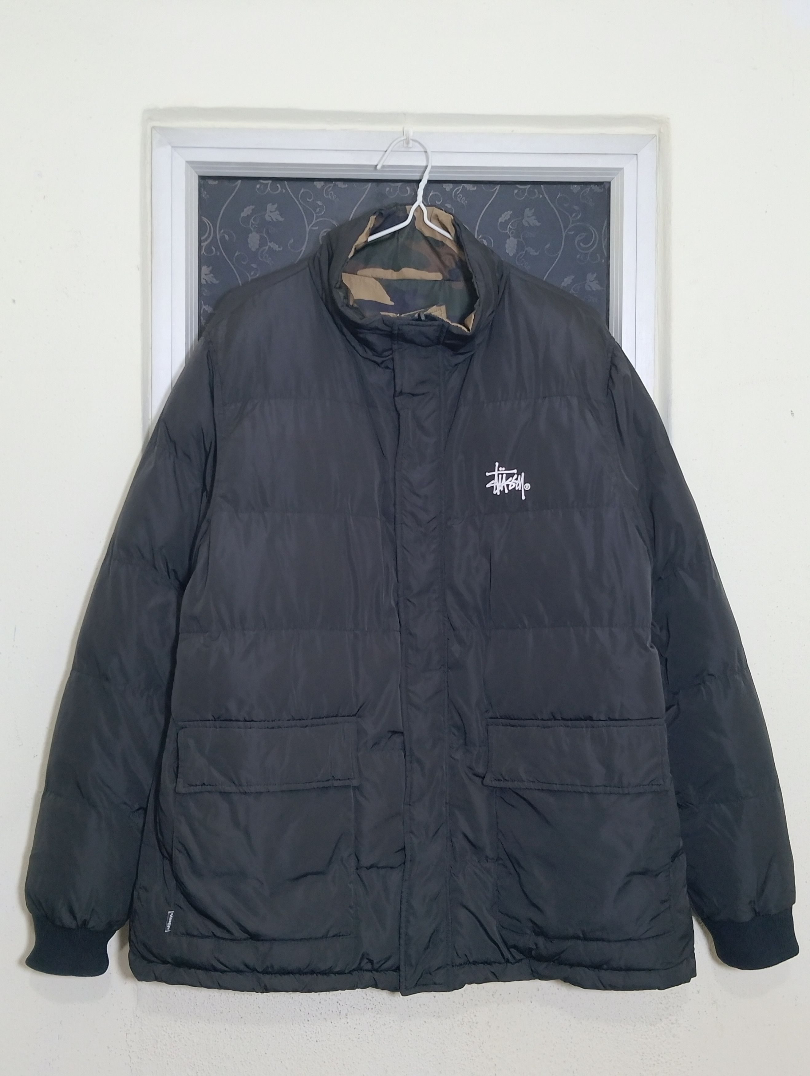 Stussy Stussy Puffer Bomber Camo 2-in-1 Reversible Size US XL / EU 56 / 4 - 3 Thumbnail