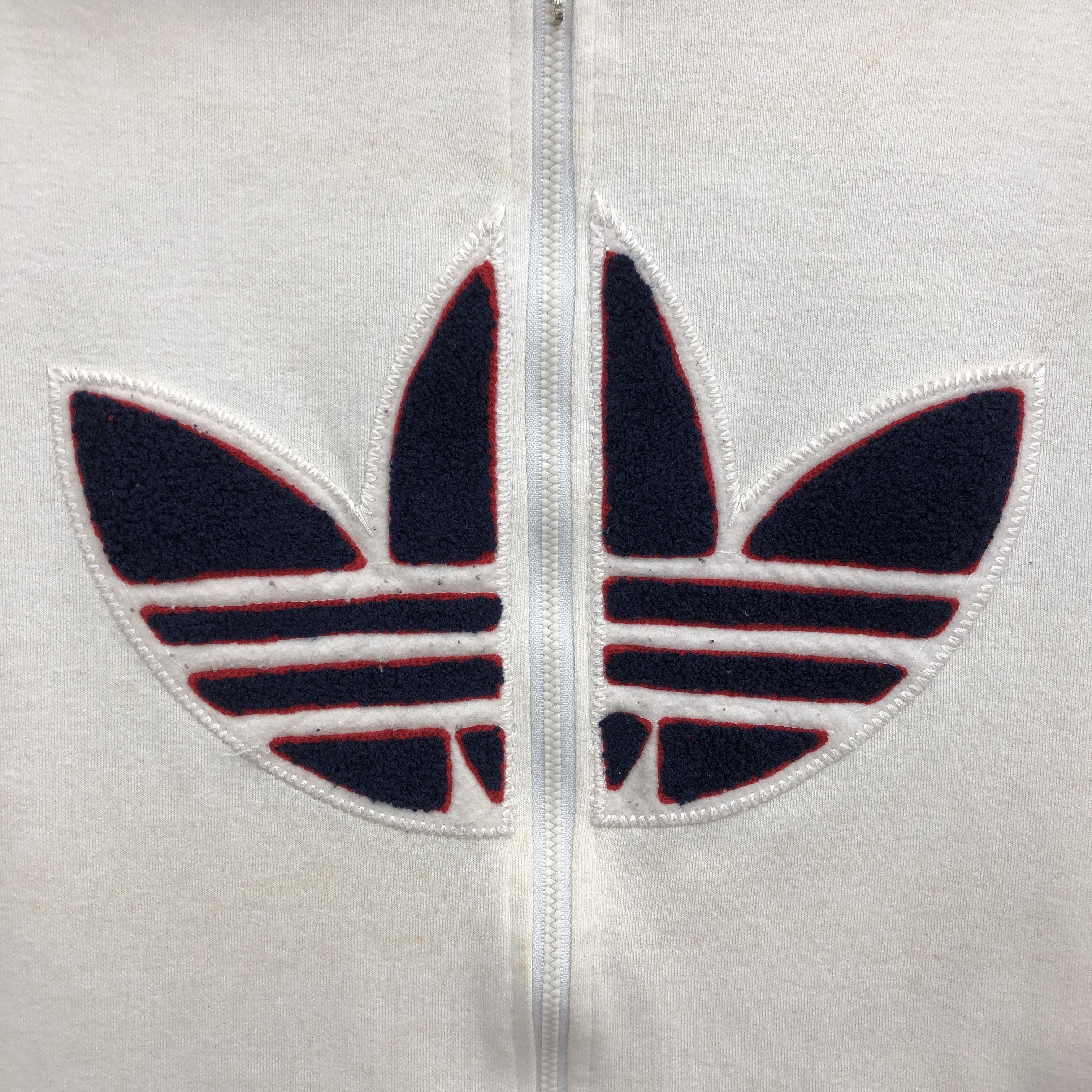 Japanese Brand Vintage Adidas Hooded Sweater Adidas Trefoil Sweatshirt Size US M / EU 48-50 / 2 - 7 Thumbnail