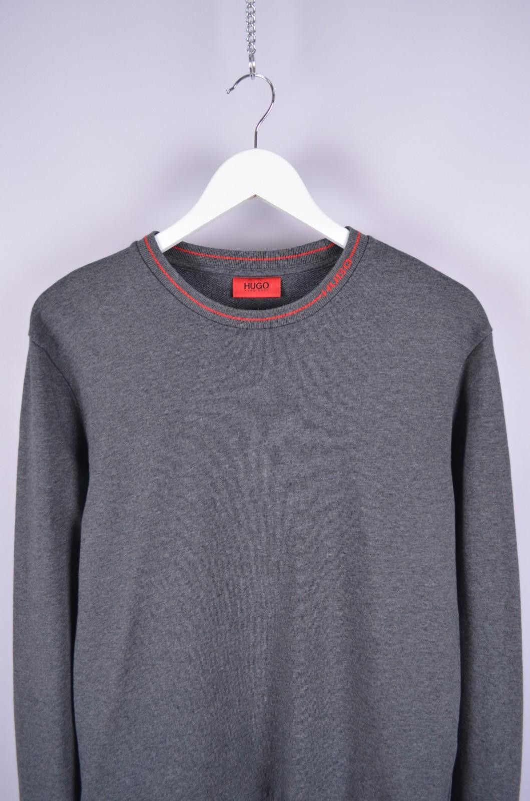 Hugo Boss Hugo Boss Drick Grey Sweatshirt Neck Logo Size M Designer Size US M / EU 48-50 / 2 - 2 Thumbnail