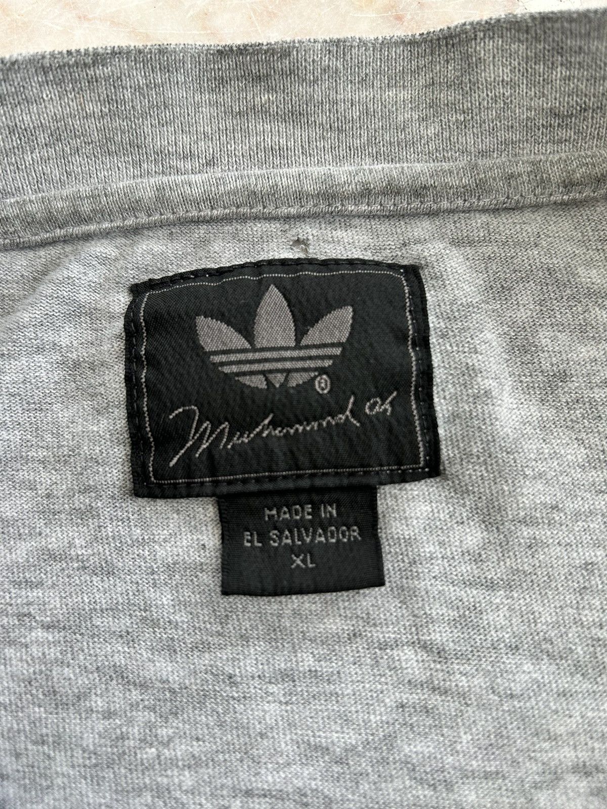 Adidas Adidas Muhammad Ali Vintage Grey Oversize Tshirt Size US XL / EU 56 / 4 - 4 Thumbnail