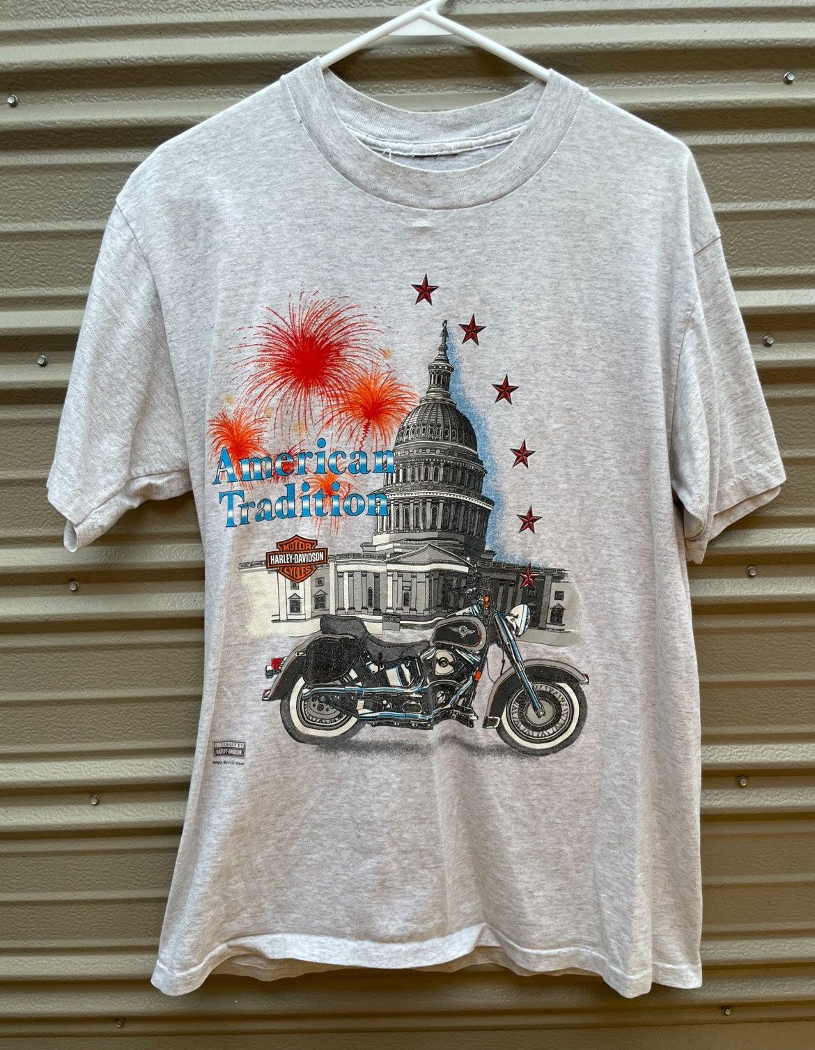 Harley Davidson Vintage 1995 Harley Davidson American Tradition Capitol Size US M / EU 48-50 / 2 - 11 Thumbnail