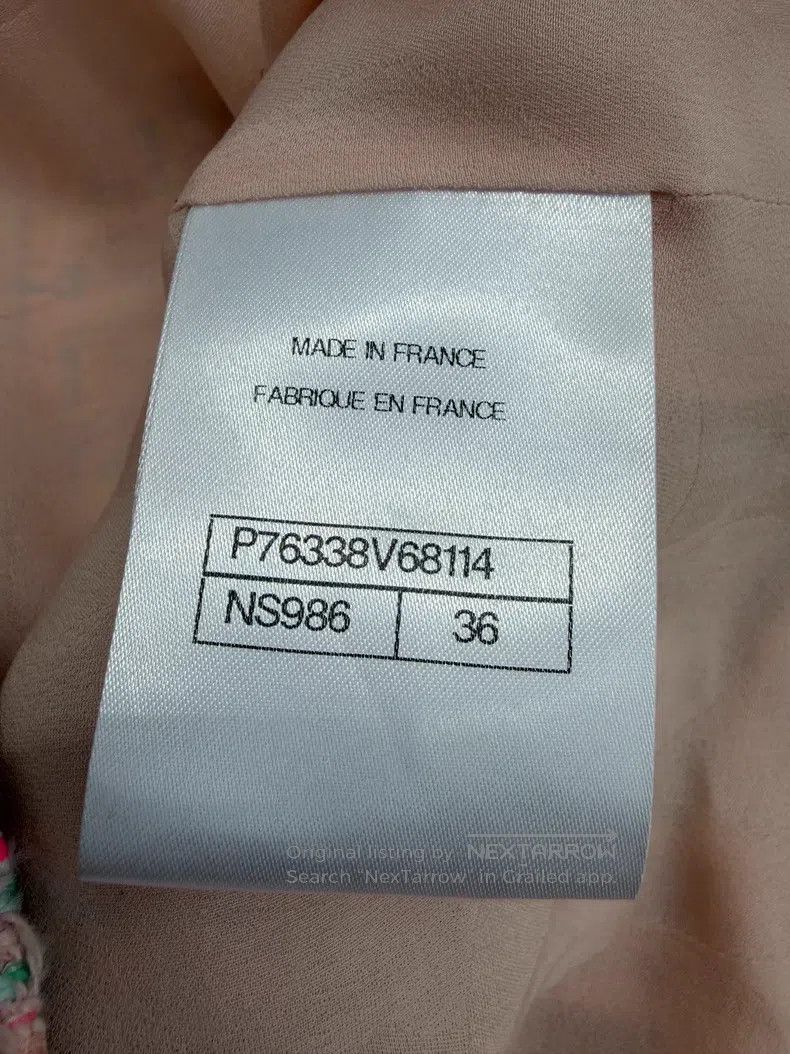 Chanel Chanel Pink ice cream-coloured tweed vest Size XS / US 0-2 / IT 36-38 - 5 Thumbnail