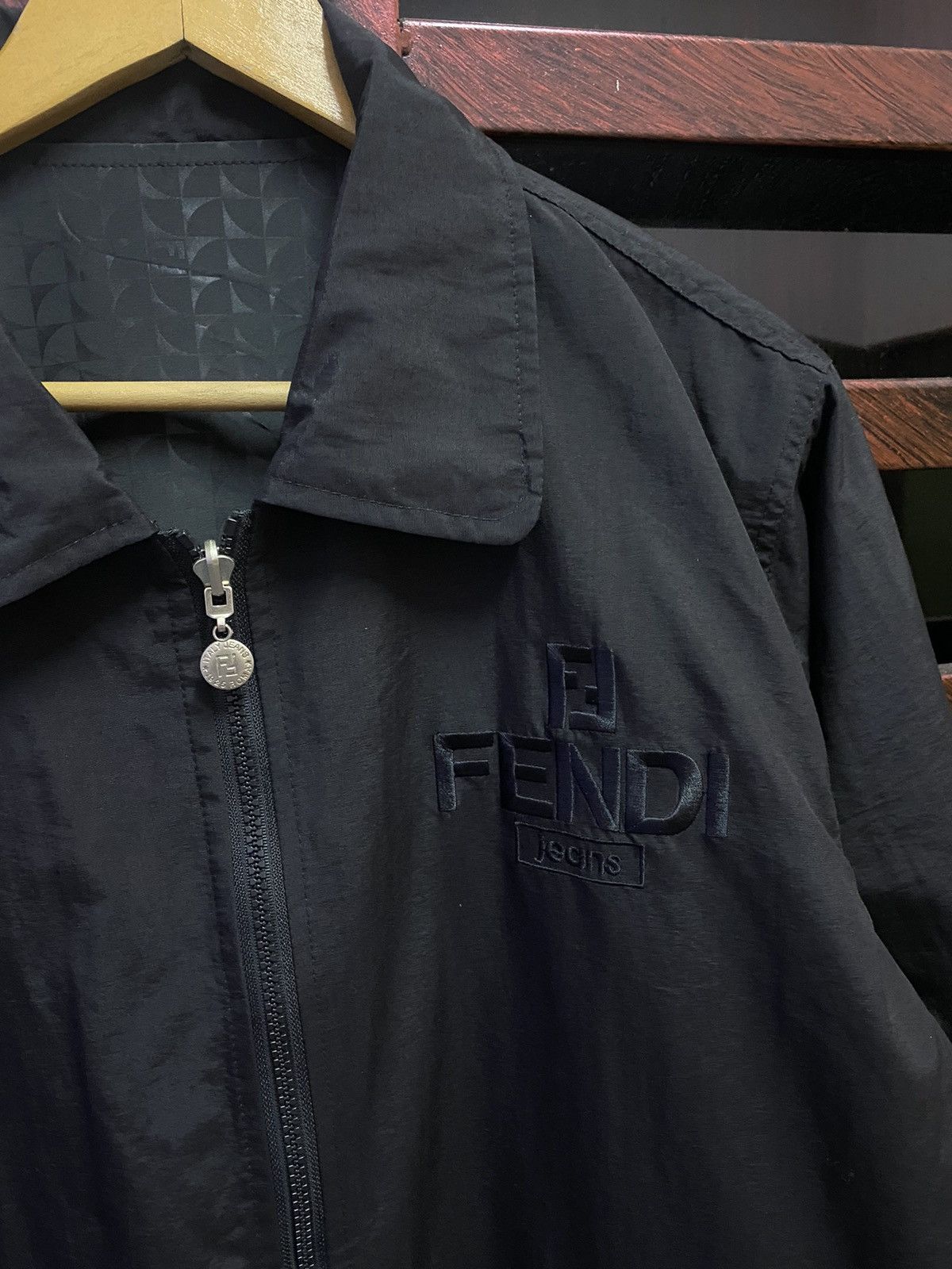 Fendi FENDI zucca Reversible Jacket Monogram Black Nylon Size US XL / EU 56 / 4 - 3 Thumbnail