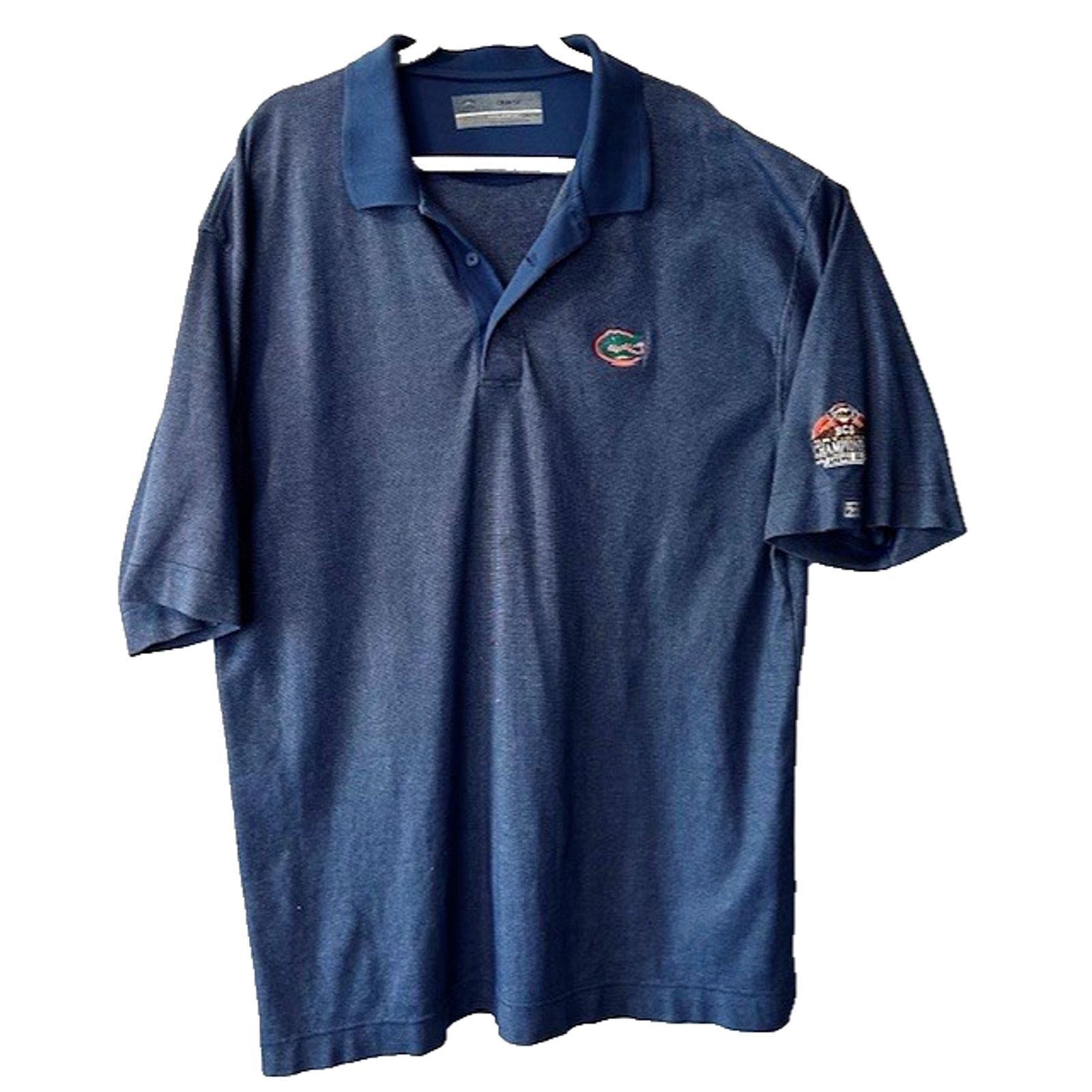 Cutter & Buck Cutter & Buck CB DryTec, Blue XXL Polo Florida Gators Champs Size US XXL / EU 58 / 5 - 1 Thumbnail
