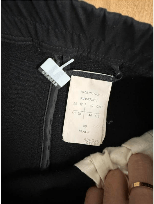 Rick Owens Rick Owens DRKSHDW Black Drawstring Sweatpants Men's M Size US 34 / EU 50 - 5 Thumbnail