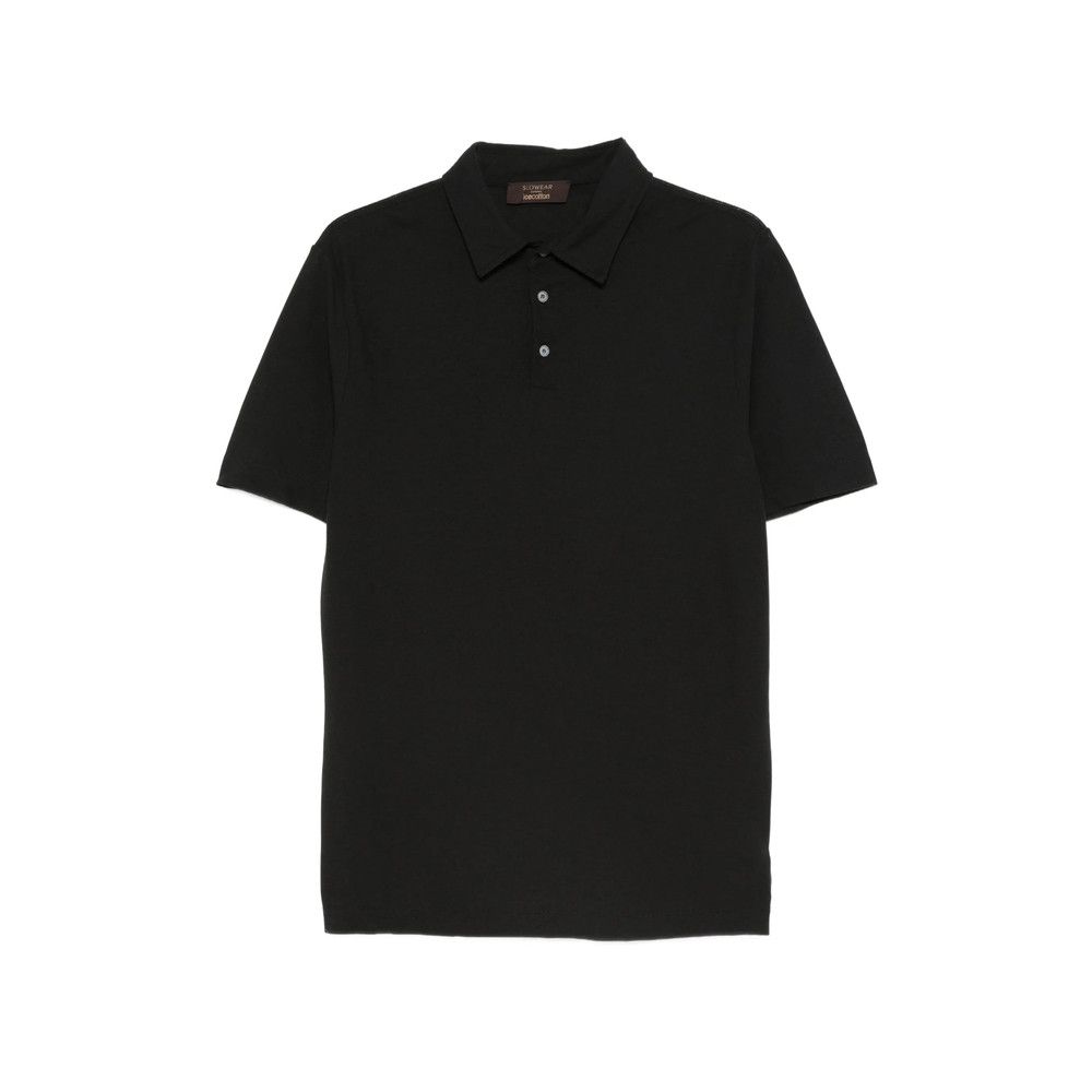 Zanone Zanone BLACK Polo Shirts Size US L / EU 52-54 / 3 - 1 Thumbnail
